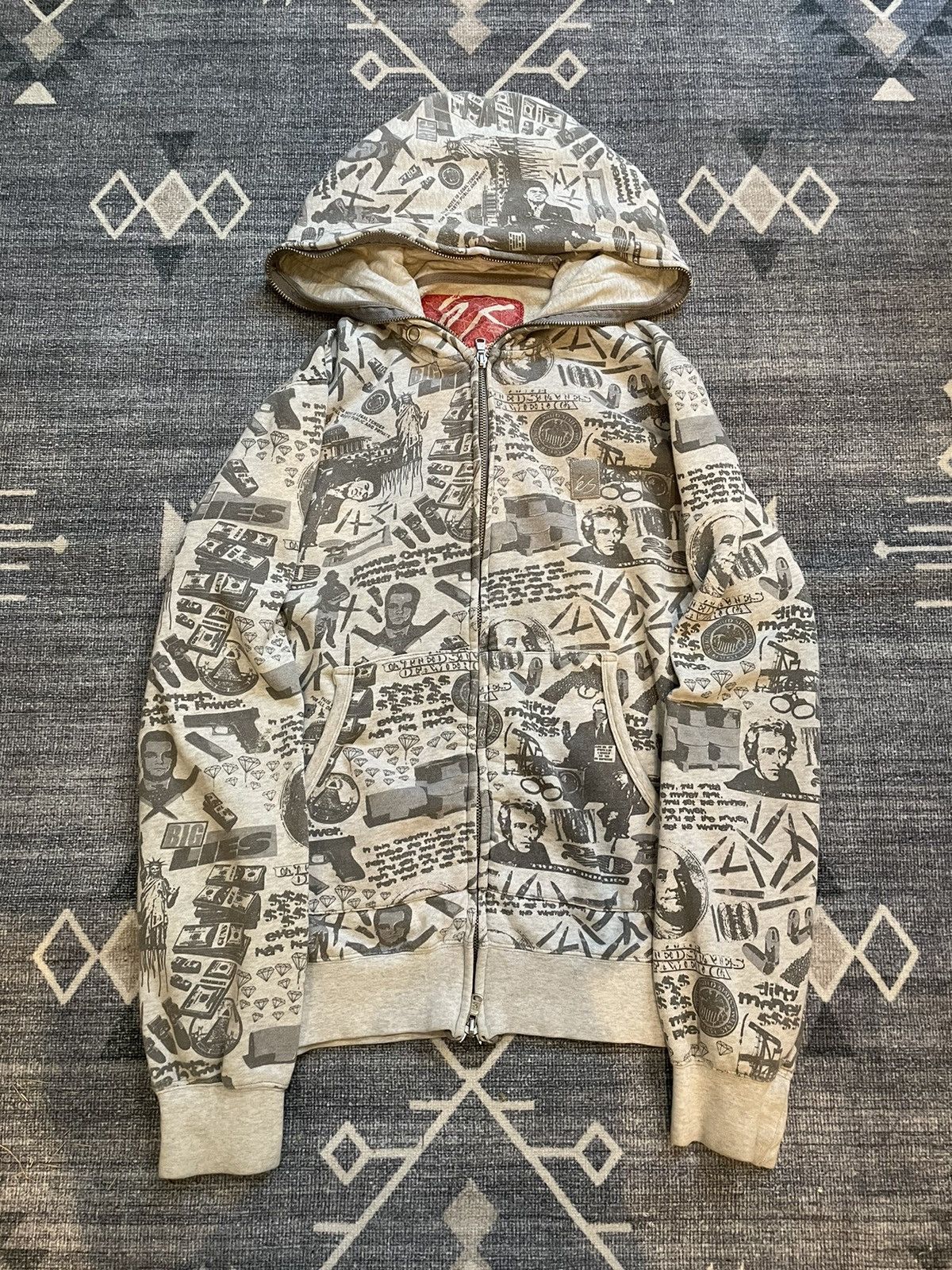 eS Vintage super rare ès skateboarding dirty money sweatshirt Size US M / EU 48-50 / 2 - 1 Thumbnail