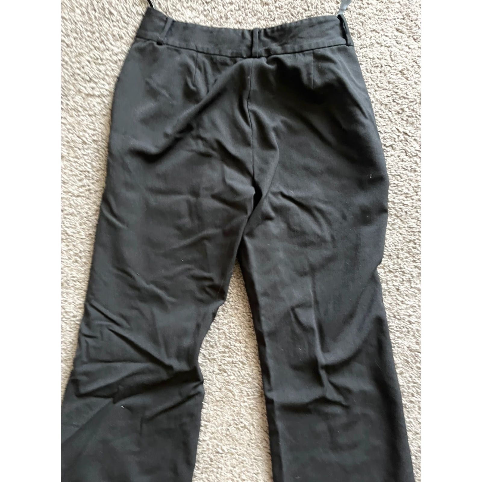 Ralph Lauren Lauren Ralph Lauren Pants Womens Size 6 Black Straight Camaron Dress Pants Regular 32.5in Inseam Pockets Zipper Button Casual Office Size 28" / US 6 / IT 42 - 4 Thumbnail