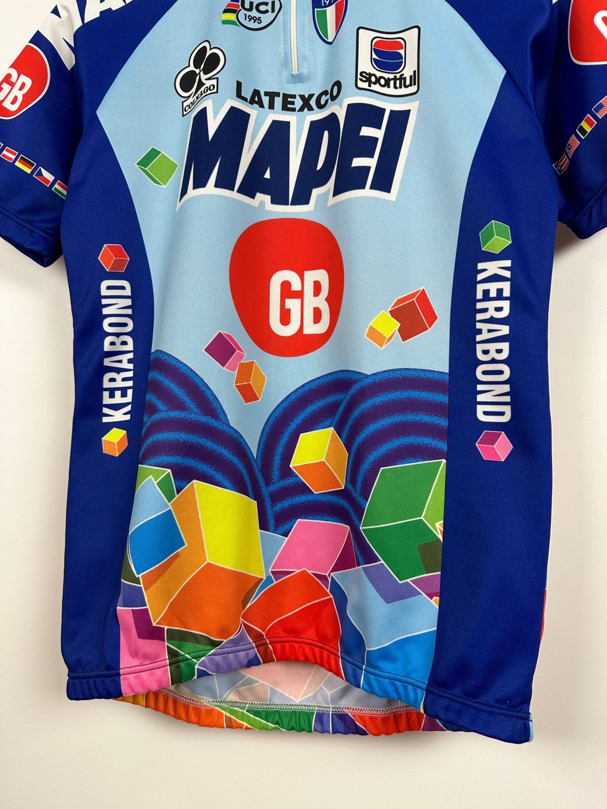 Vintage 1995 Vintage Sportful Mapei GB Cycling Jersey Size US M / EU 48-50 / 2 - 10 Thumbnail