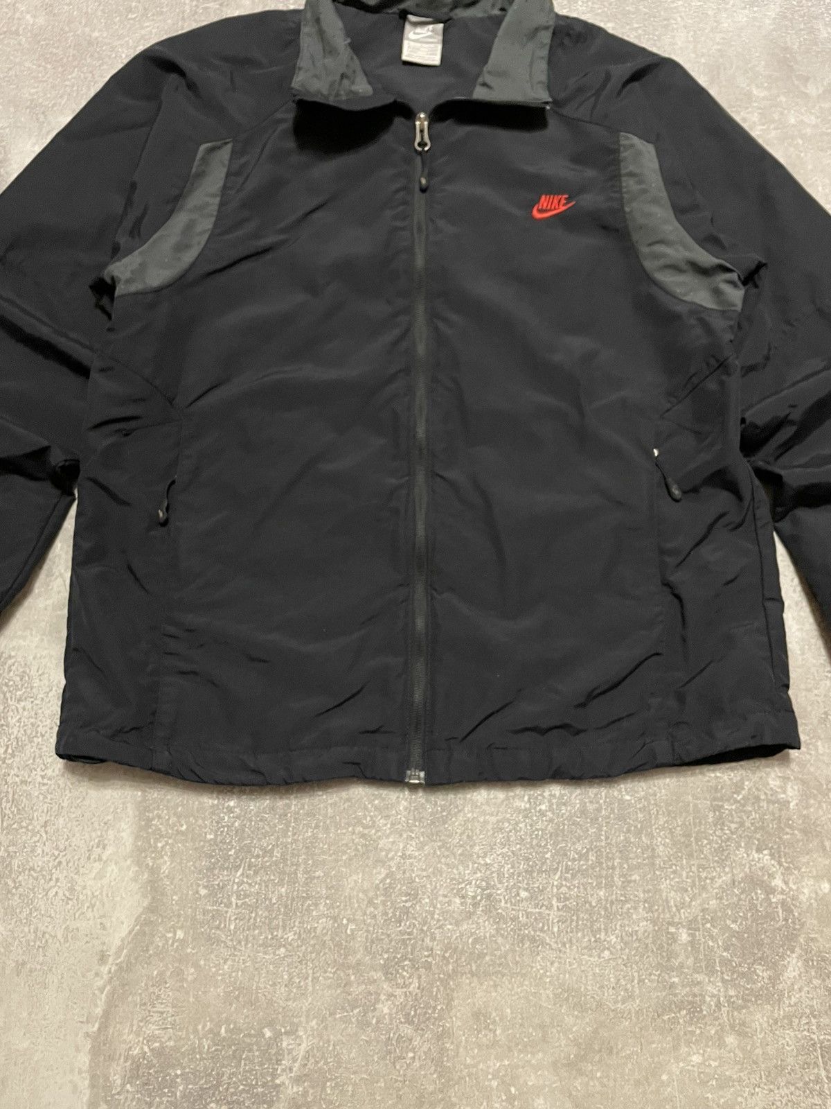 Nike × Vintage Vintage Nike Nylon Track Jacket Drill Size S Size US S / EU 44-46 / 1 - 3 Thumbnail