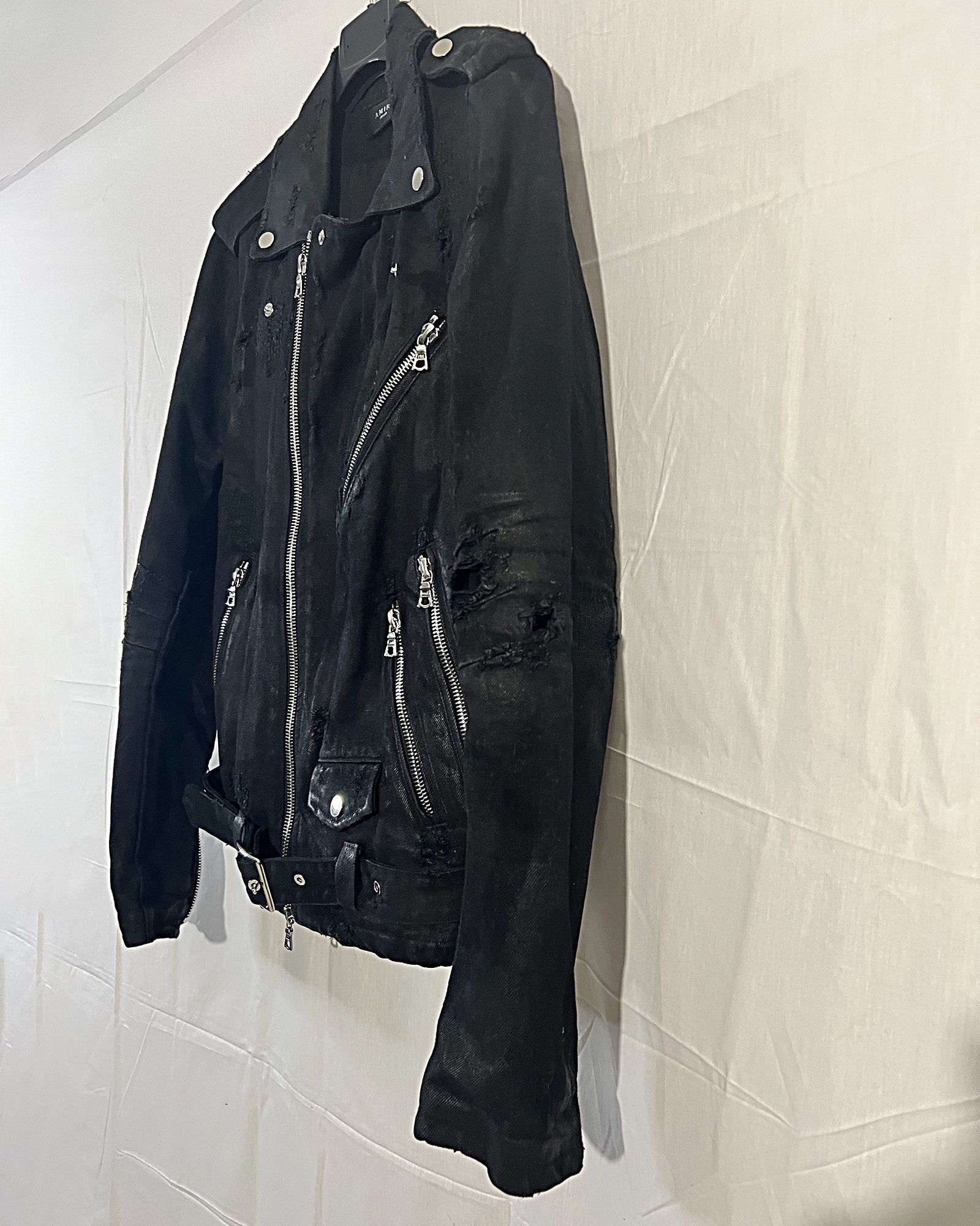 Amiri Great Distressed Biker Jacket Size US M / EU 48-50 / 2 - 4 Thumbnail