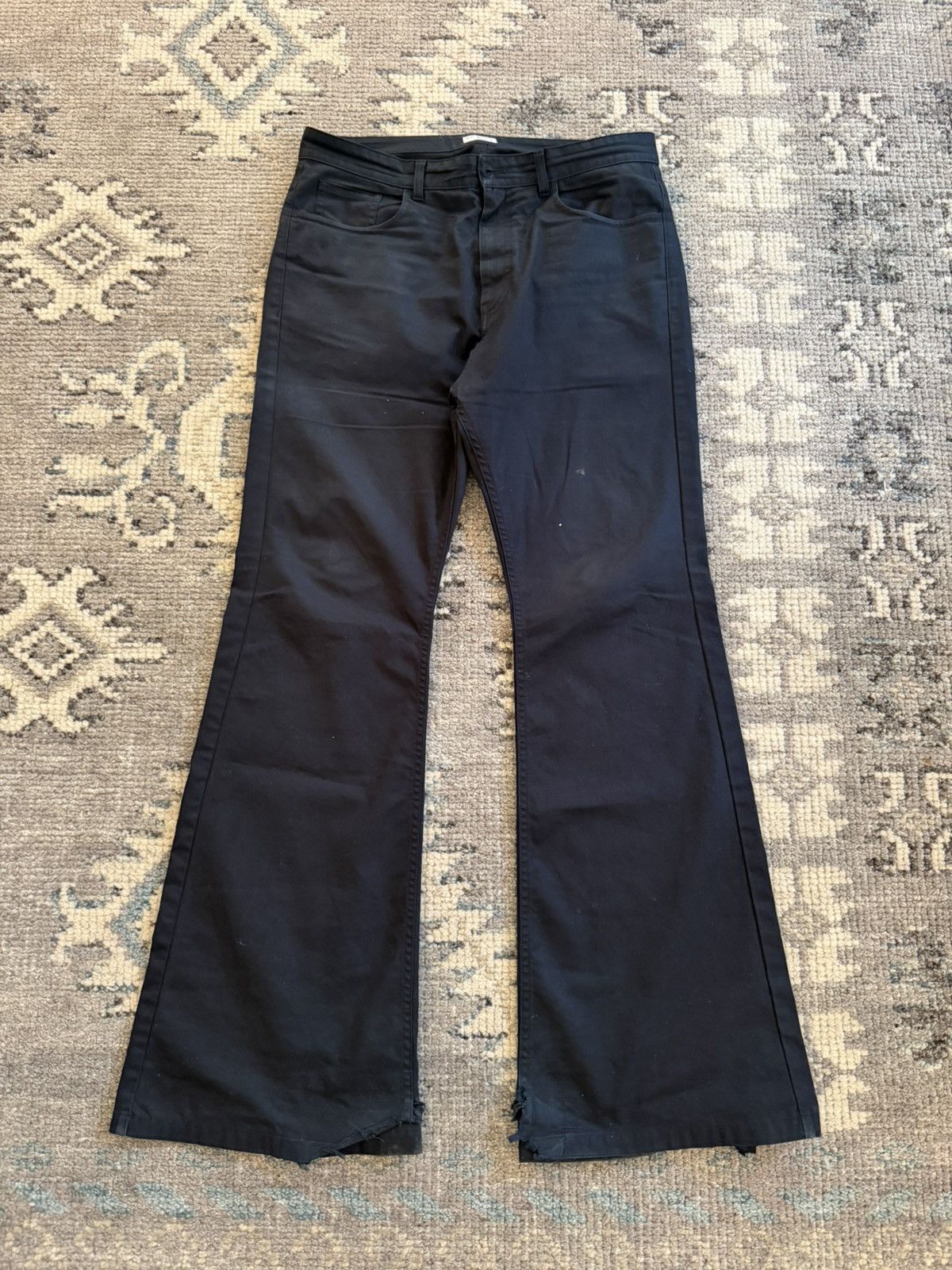 Balenciaga black Balenciaga Lost Tape Flared Size US 34 / EU 50 - 1 Thumbnail