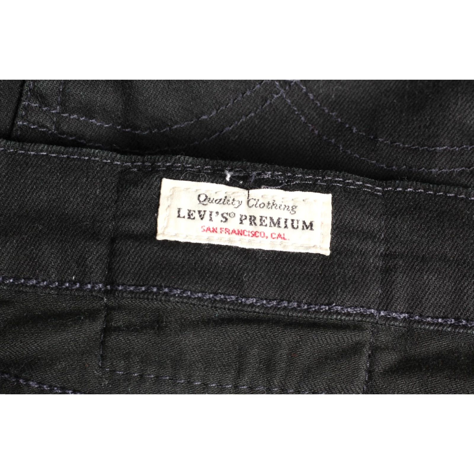 Levi's LEVI’S 502 PREMIUM Big E Tapered Jeans Men 32x28 Stretch Denim Black 5-Pocket Regular Rise Mid 10-12in W32 L28 Mens Jeans Size US 32 / EU 48 - 7 Thumbnail