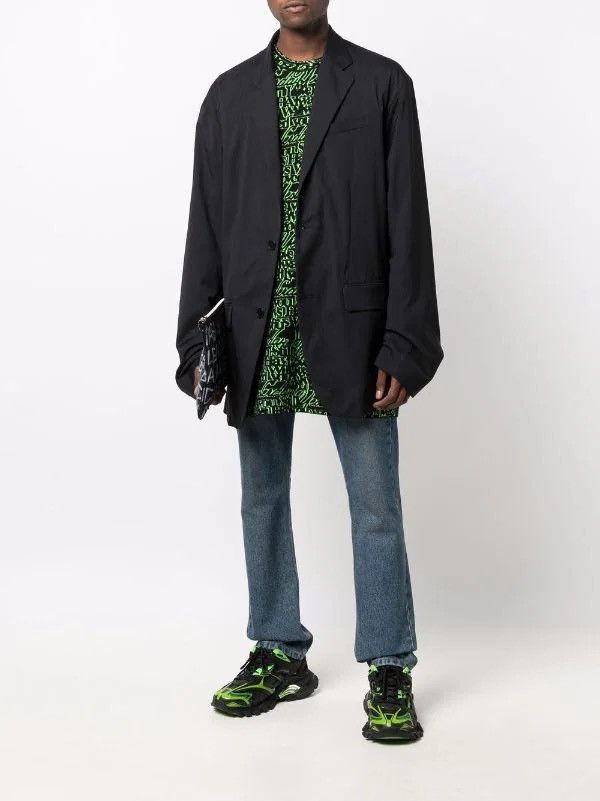 Balenciaga Balenciaga Afterworld Black Oversized Tailored Blazer Size US S / EU 44-46 / 1 - 8 Thumbnail