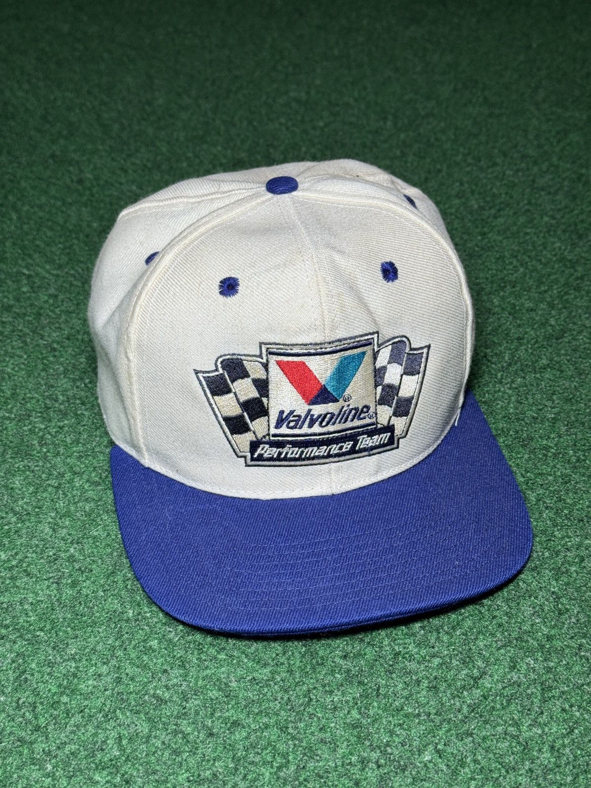 Vintage Vintage Valvoline Team Racing Wool Blend Snapback Hat Size ONE SIZE - 1 Thumbnail