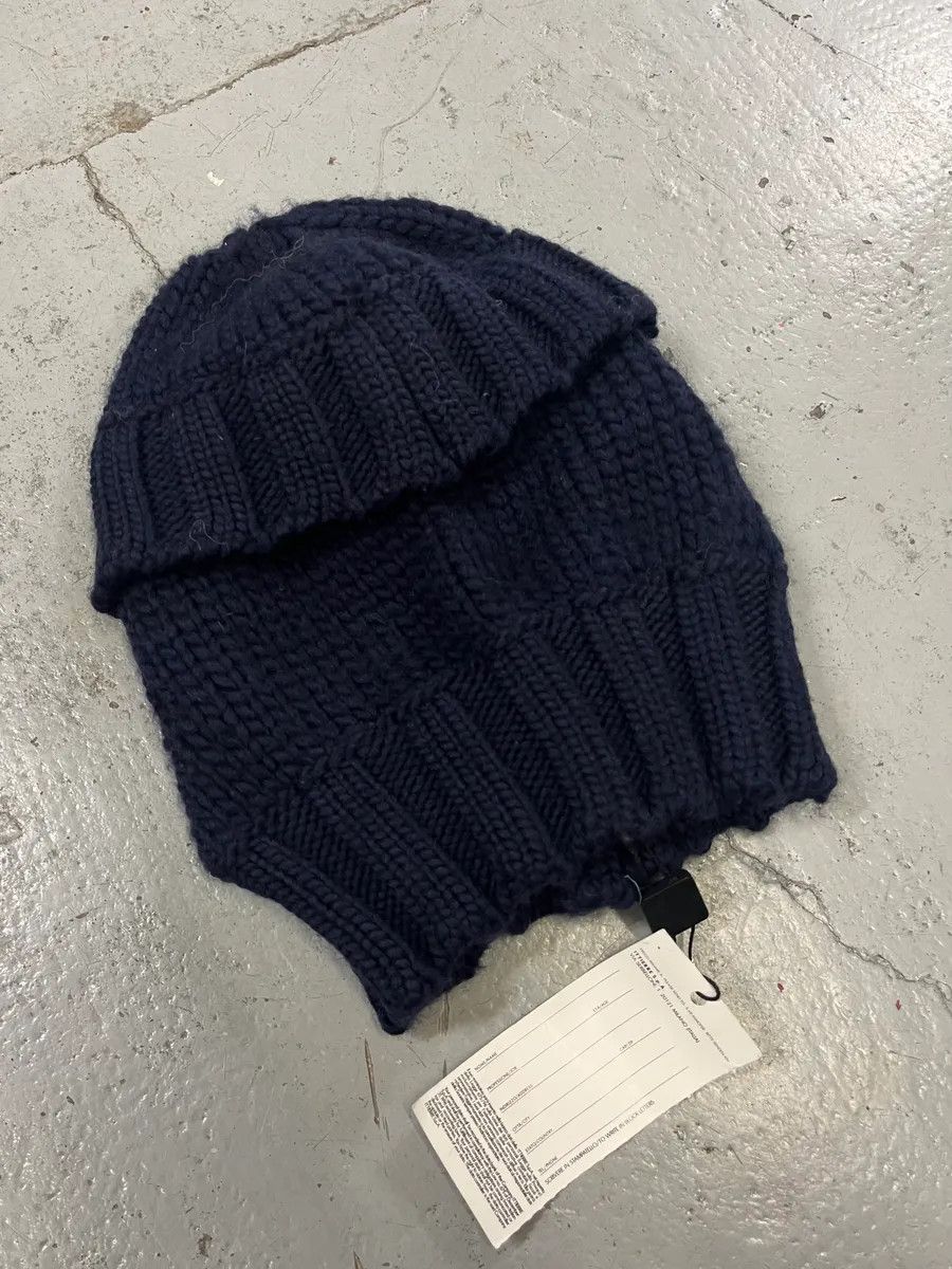 Dolce & Gabbana 2000s Dolce & Gabbana Navy Wool Hood Hat Size ONE SIZE - 6 Thumbnail