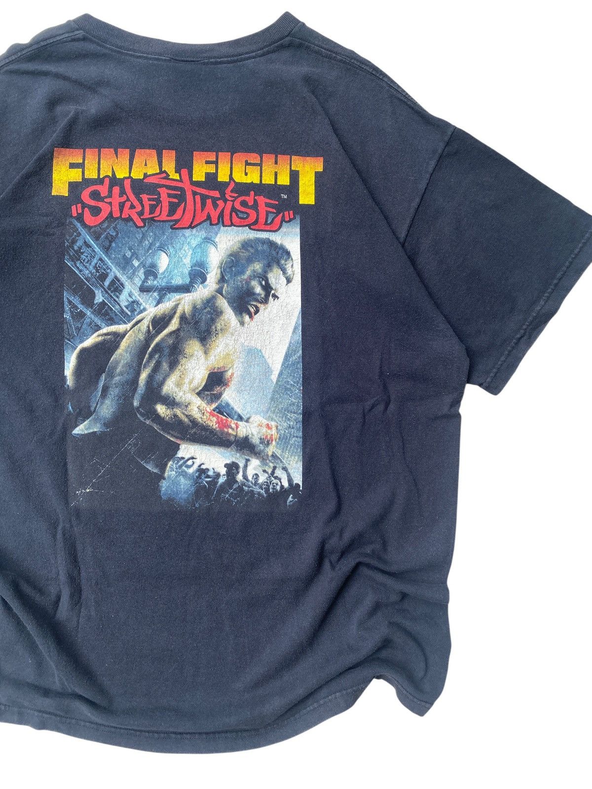 Anime Capcom Final Fight Streetwise Promo Tee Black XL Game Crazy Size US XL / EU 56 / 4 - 2 Thumbnail