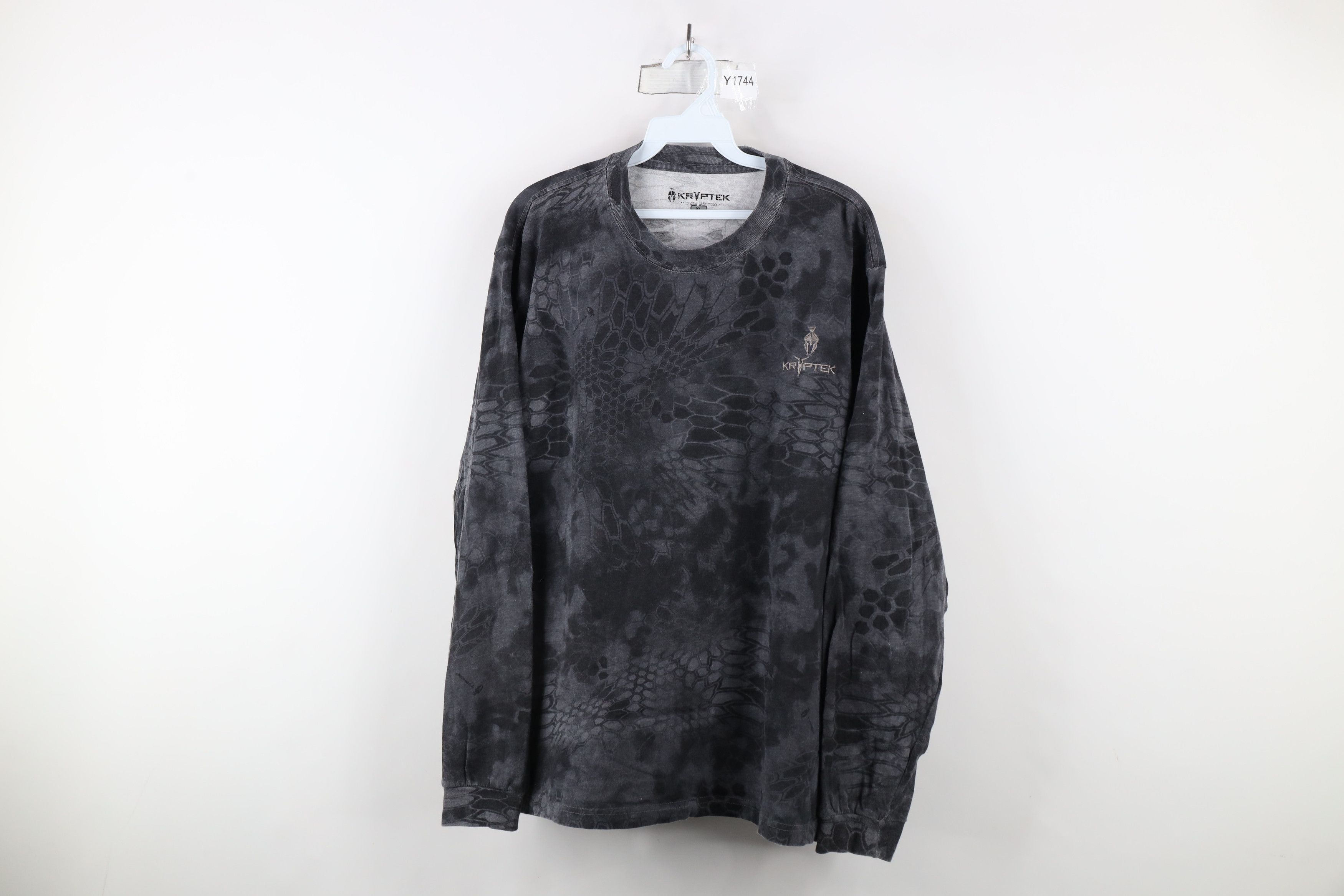 Vintage Kryptek Faded Typhon Camouflage Long Sleeve T-Shirt Cotton Size US XL / EU 56 / 4 - 1 Thumbnail