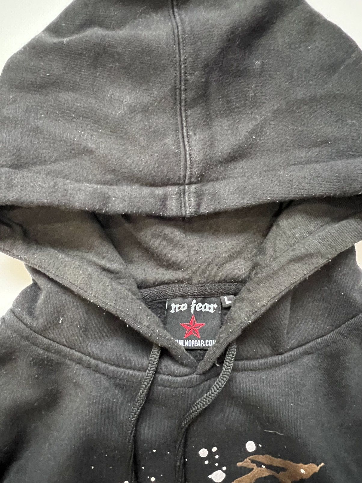 No Fear Vintage No Fear Hoodie Black Large Size US L / EU 52-54 / 3 - 3 Thumbnail