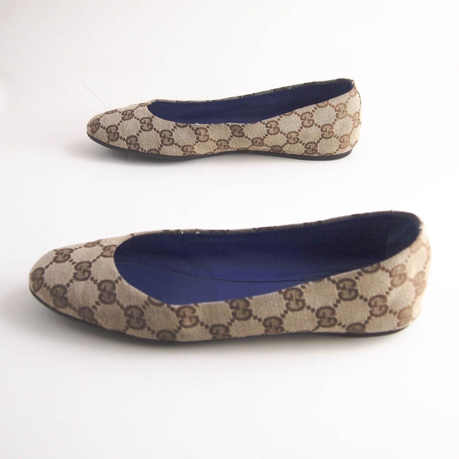 Gucci Gucci Ballet Flats Brown Supreme GG Canvas EU 36.5 US 6.5 Size US 6.5 / IT 36.5 - 2 Thumbnail