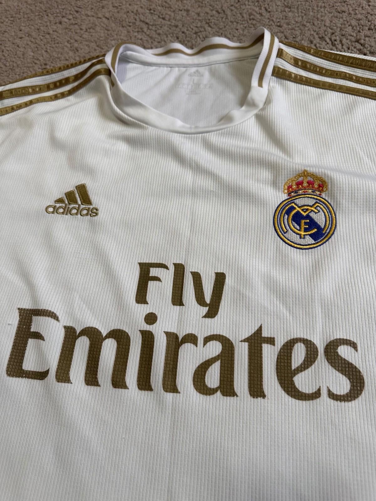 Adidas REAL MADRID 2019 2020 HOME SHIRT JERSEY ADIDAS DW4433 sz L Size US L / EU 52-54 / 3 - 4 Thumbnail
