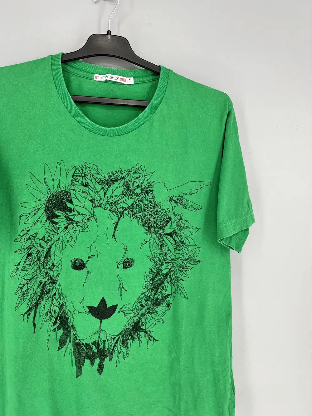 Uniqlo Vintage Mens Uniqlo x Lion Floral Hawai Tee🔥 Streetwear Sty Size US M / EU 48-50 / 2 - 5 Thumbnail