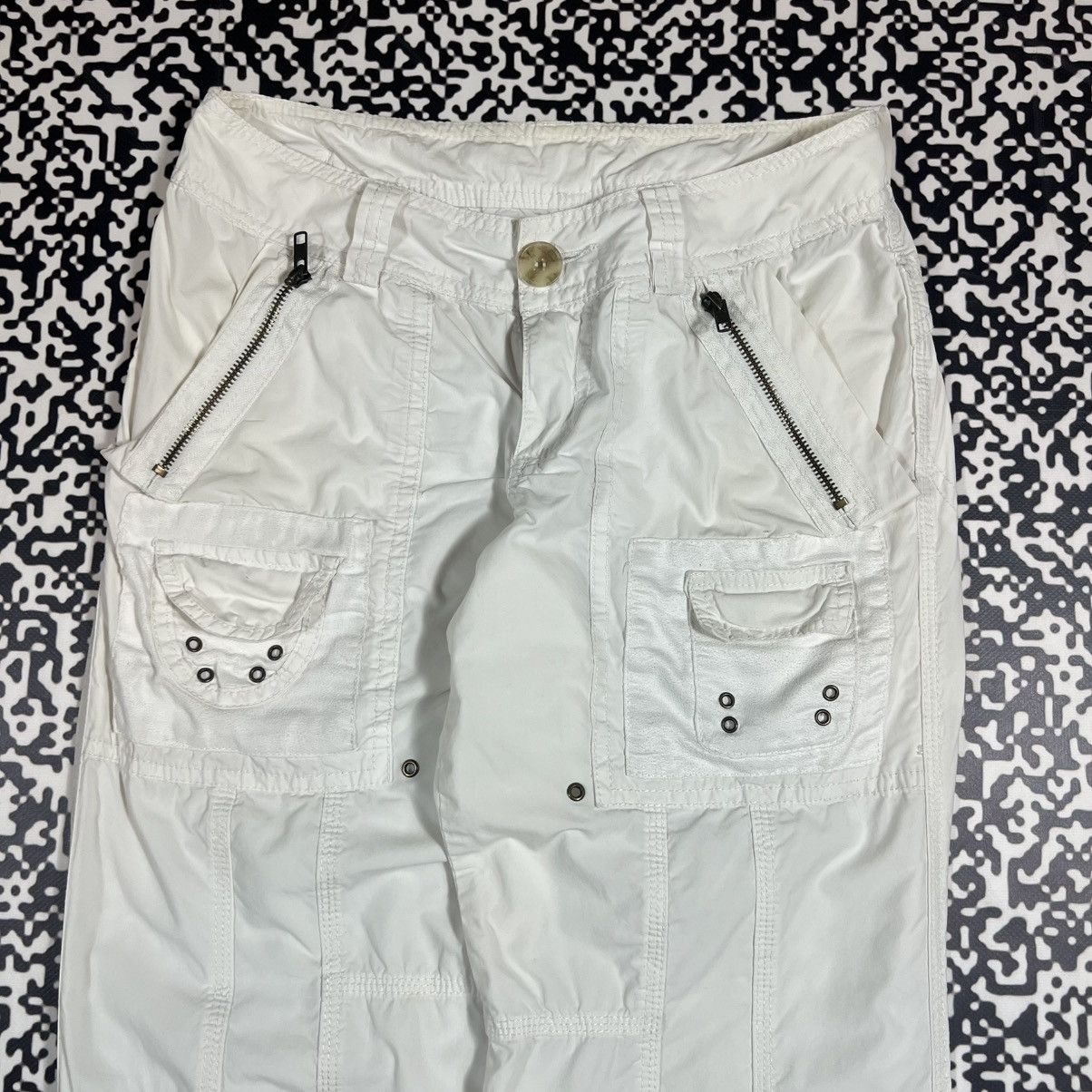Japanese Brand Vintage Y2K Japanese Dragon Logo Cargo Pants MHI Style 90s Size 27" / US 4 / IT 40 - 9 Thumbnail