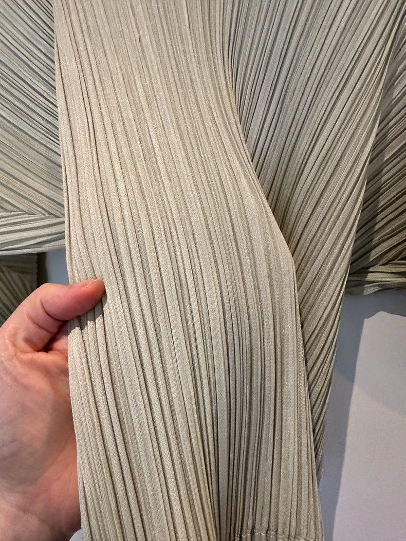 Issey Miyake issey miyake size:3 Light grey pleated coat Size XXS / US 00 / IT 34 - 5 Thumbnail