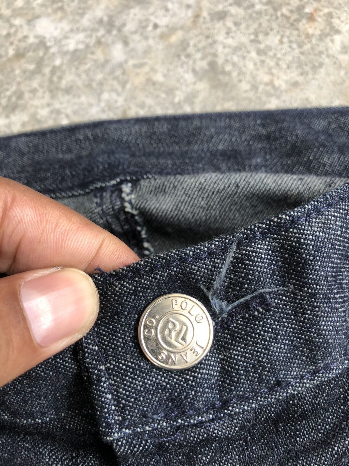 If Six Was Nine POLO RL Flared Jeans Distressed Jeans Size US 33 - 18 Thumbnail