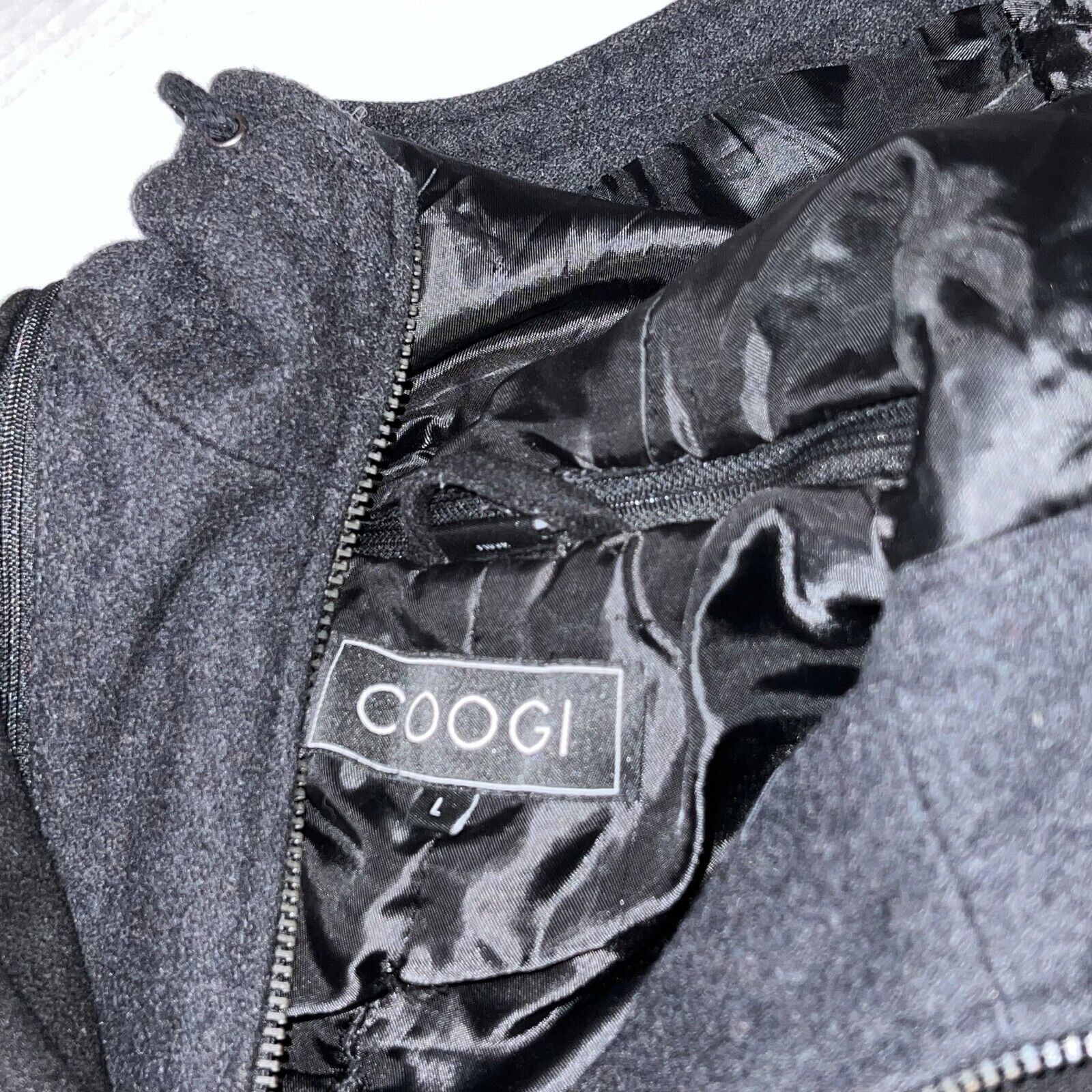 Coogi Coogi Mens Black Wool Blend Heavy Jacket Coat Size Large Size US L / EU 52-54 / 3 - 6 Thumbnail