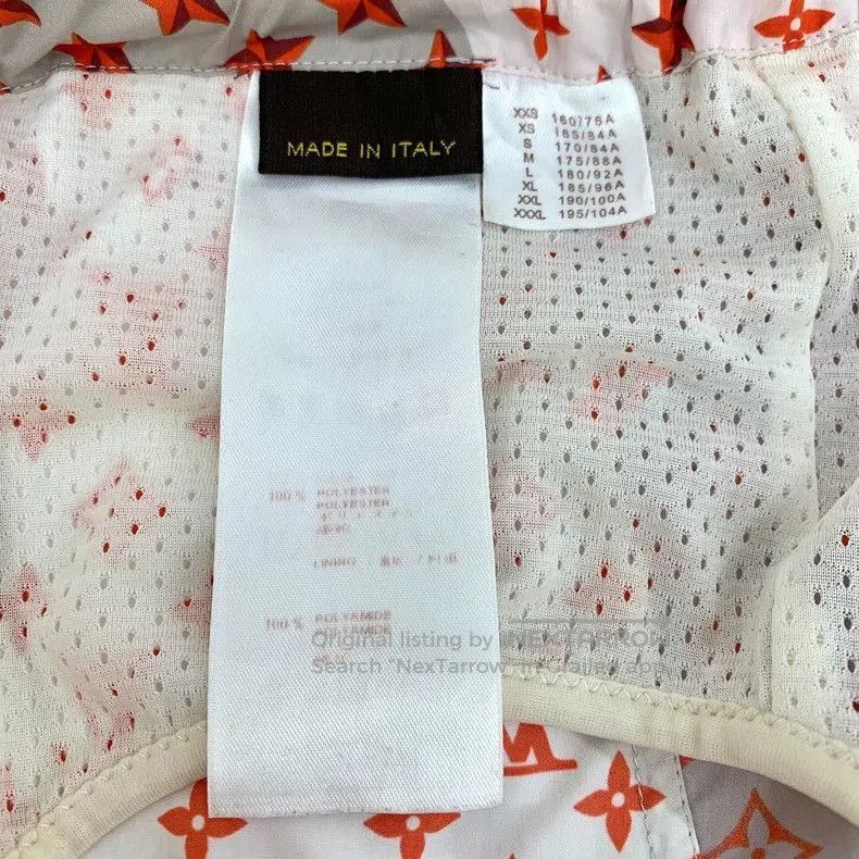 Louis Vuitton Pink Logo Star Print Shorts.