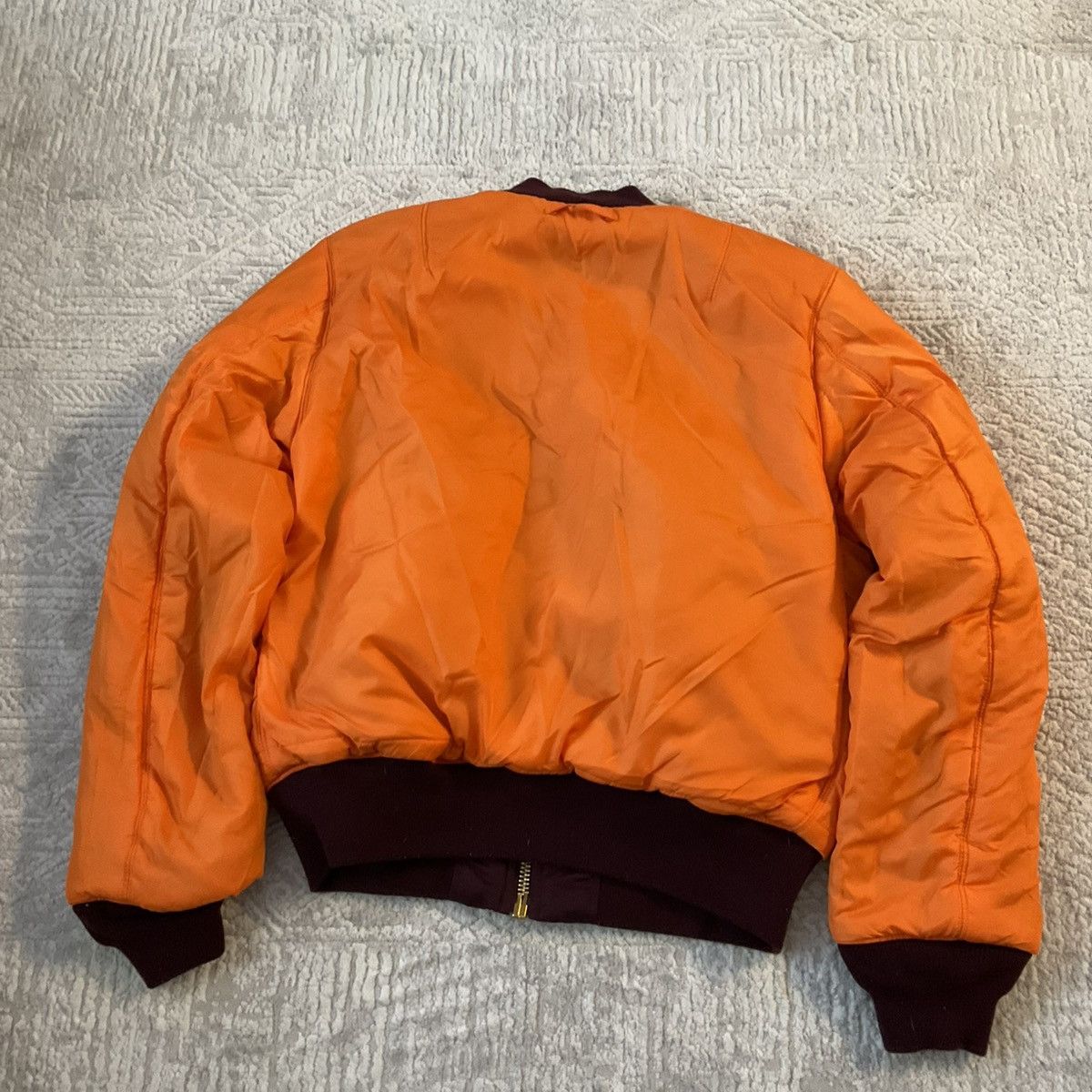 Other Alpha Industries Bomber Jacket Burgandy Size US L / EU 52-54 / 3 - 7 Thumbnail