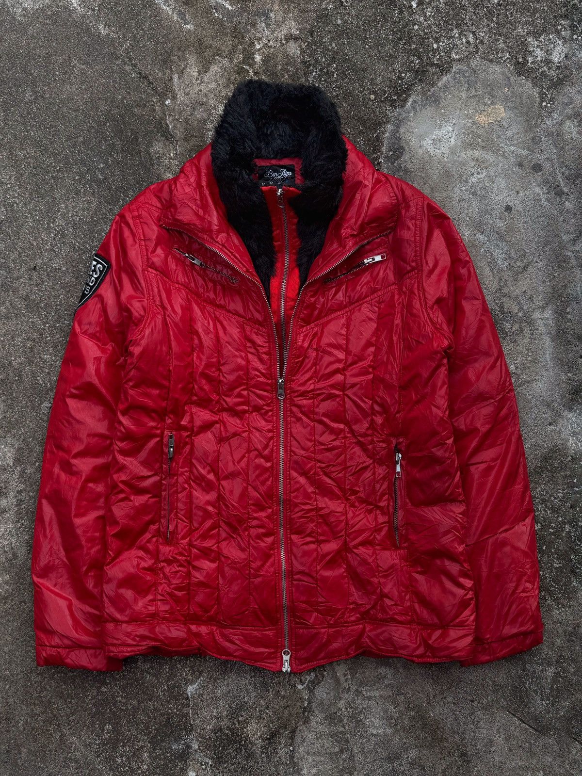 Hysteric Glamour × Japanese Brand × Le Grande Bleu (L.G.B.) FAUX FUR DOUBLE LAYERS PUFFER JACKET GOTHIC JAPANESE Size US M / EU 48-50 / 2 - 1 Thumbnail