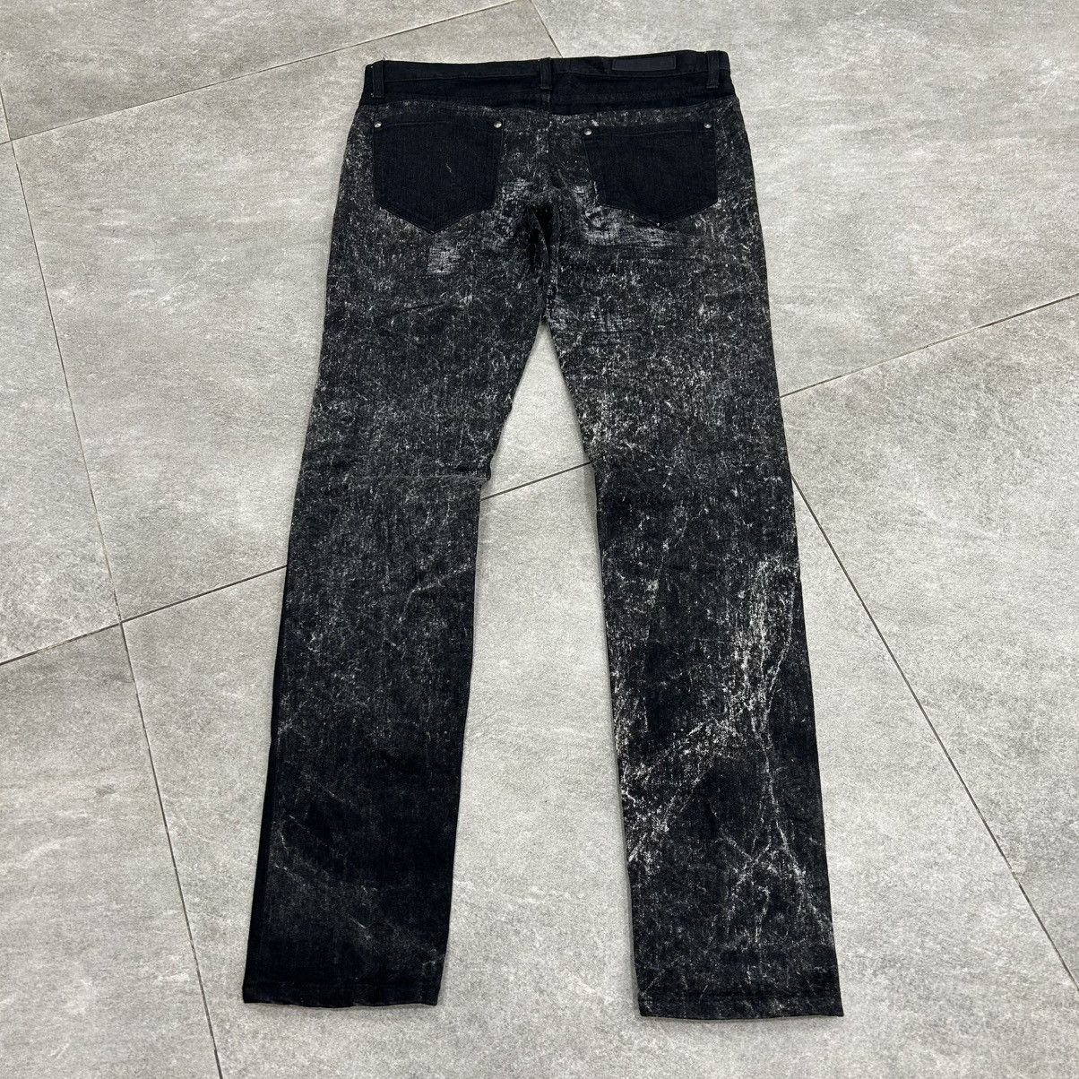 Diet Butcher Slim Skin RAREDiet Butcher Slim Skin 2016 Fall Winter Distrrssed Pants Size US 31 - 25 Thumbnail