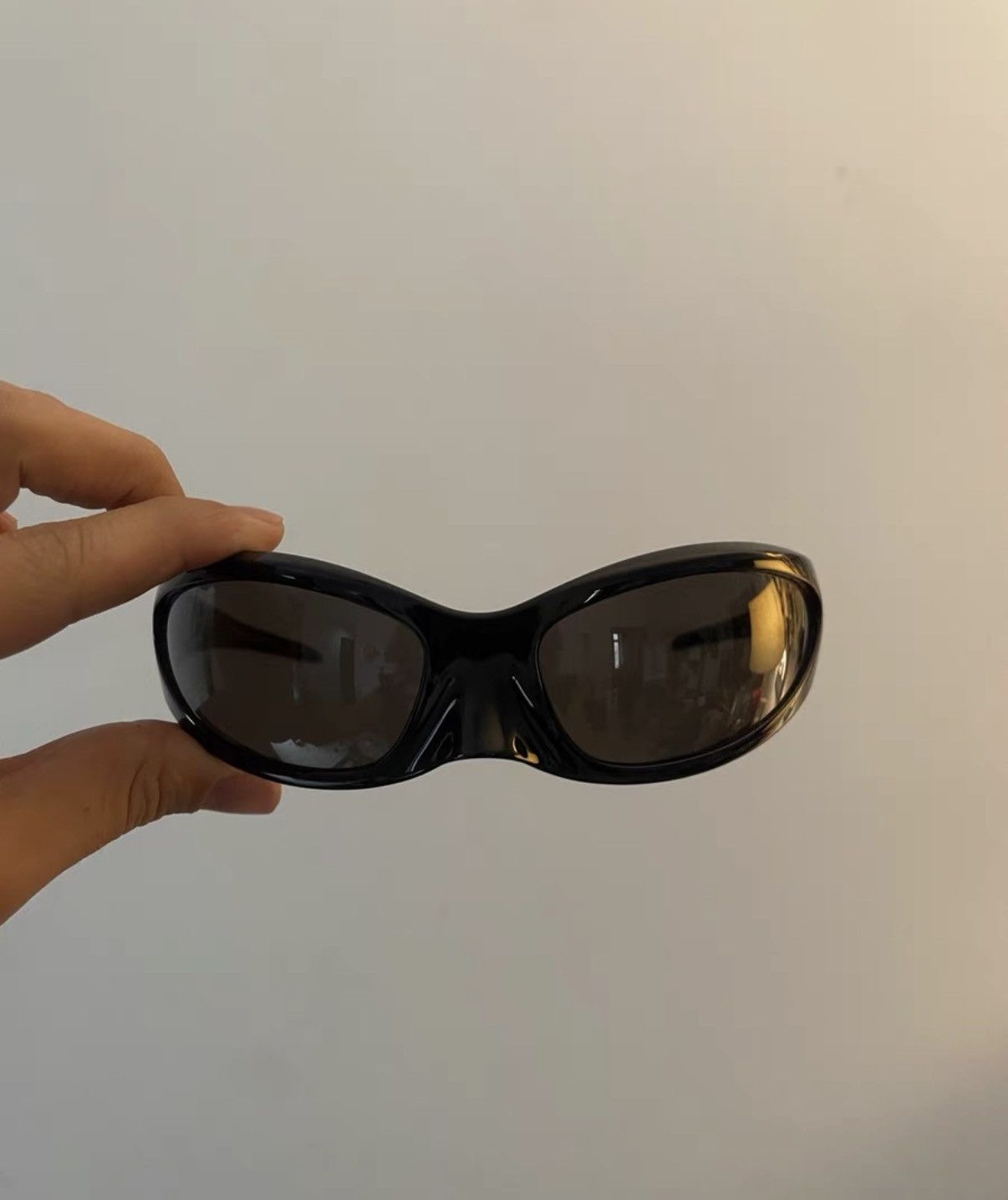 Balenciaga 22FW Skin Cat Narrow Fit Blizzard Mask Sunglasses