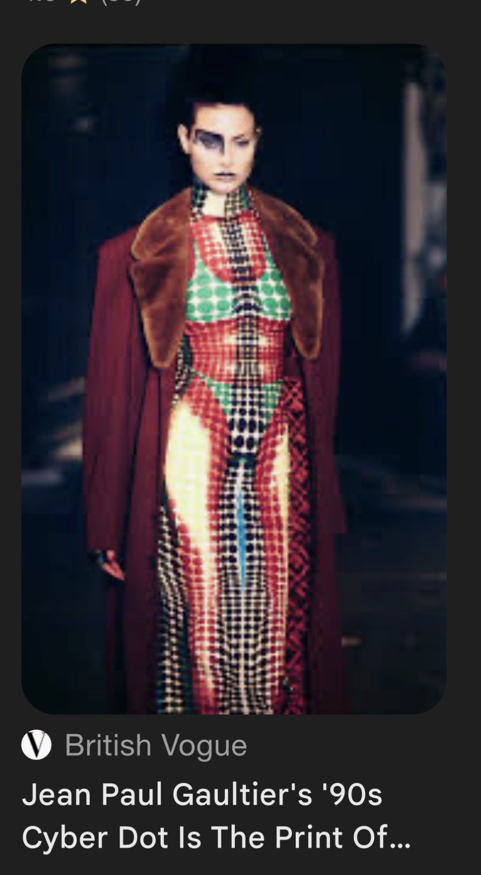 Jean Paul Gaultier FW1995 runway cyber dot two piece set Size M / US 6-8 / IT 42-44 - 4 Thumbnail