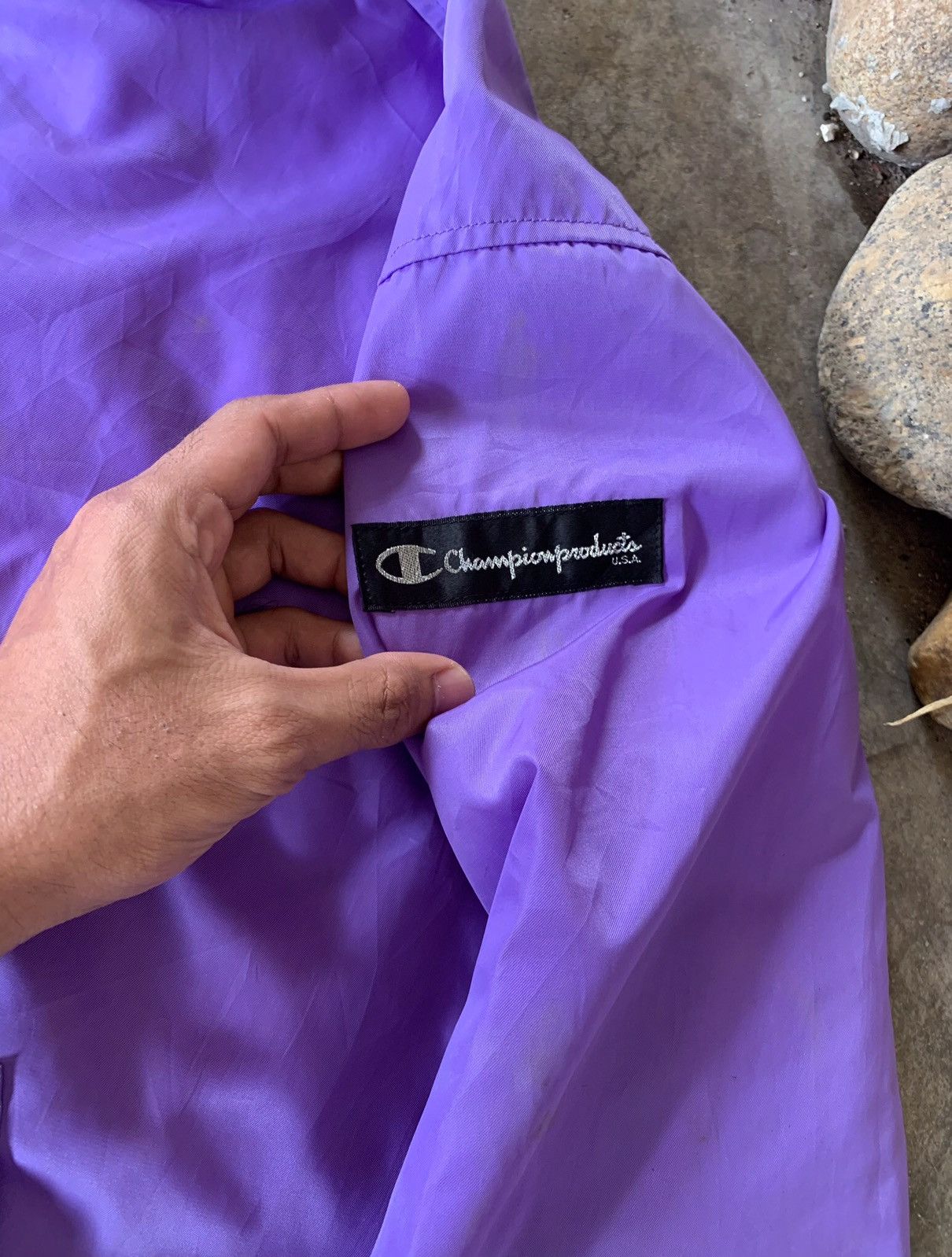 Champion × Vintage VINTAGE Champion Product USA Windbreaker on Purple 🔥 Size US L / EU 52-54 / 3 - 10 Thumbnail