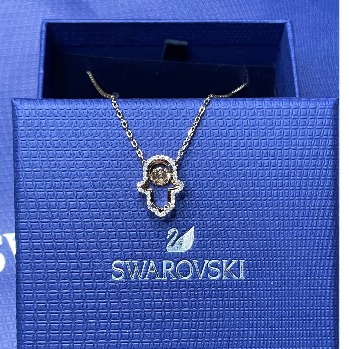 Swarovski Swarovski Luckily Hamsa hand Pendant Necklace n. Size ONE SIZE - 3 Thumbnail