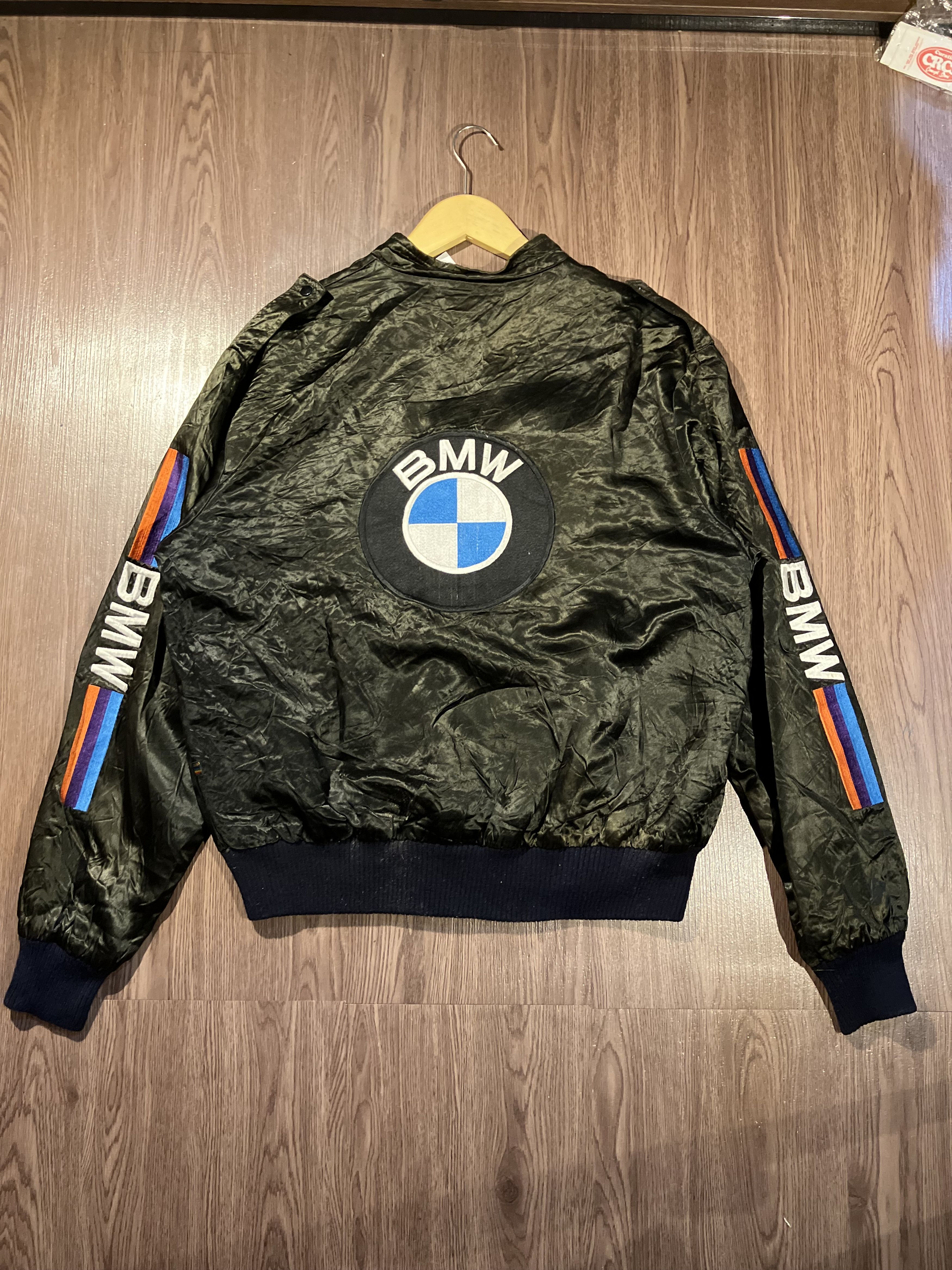 Other BMW Satin Bomber Jacket By Style Auto Size US XL / EU 56 / 4 - 4 Thumbnail