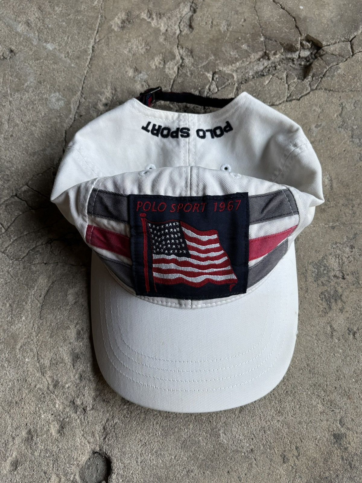 Polo Ralph Lauren RARE!! Polo Sport Ralph Lauren USA Flag Size ONE SIZE - 1 Thumbnail