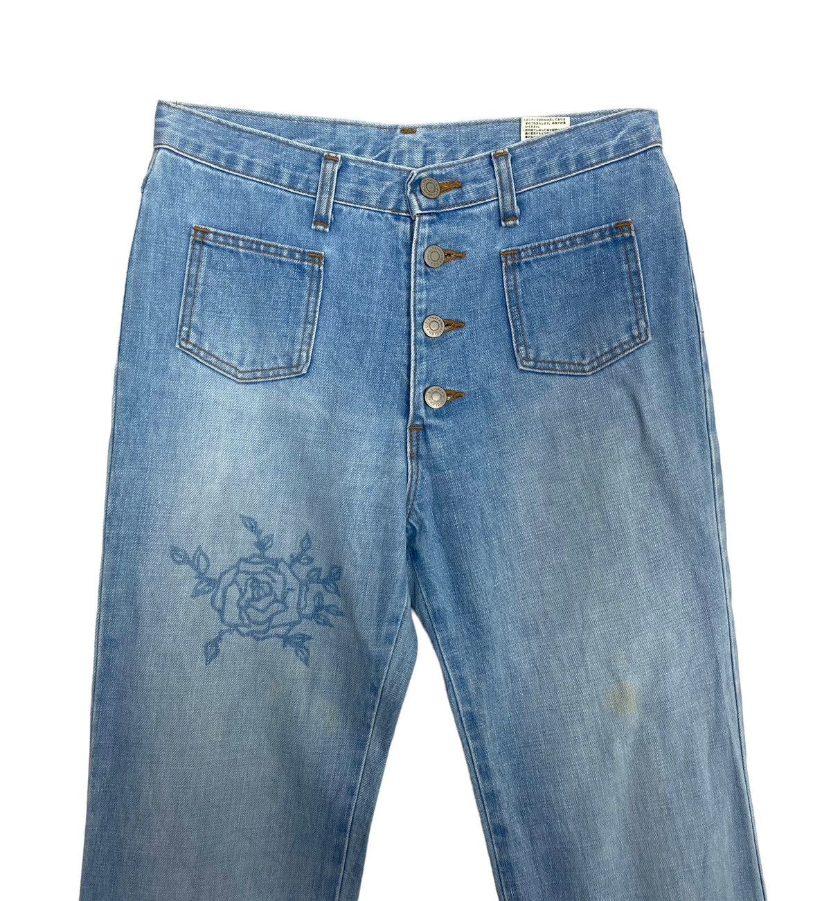 Wrangler Rare‼️ Vintage Wrangler Jeans Button Fly Bootcut Made Japan Size 28" / US 6 / IT 42 - 4 Thumbnail