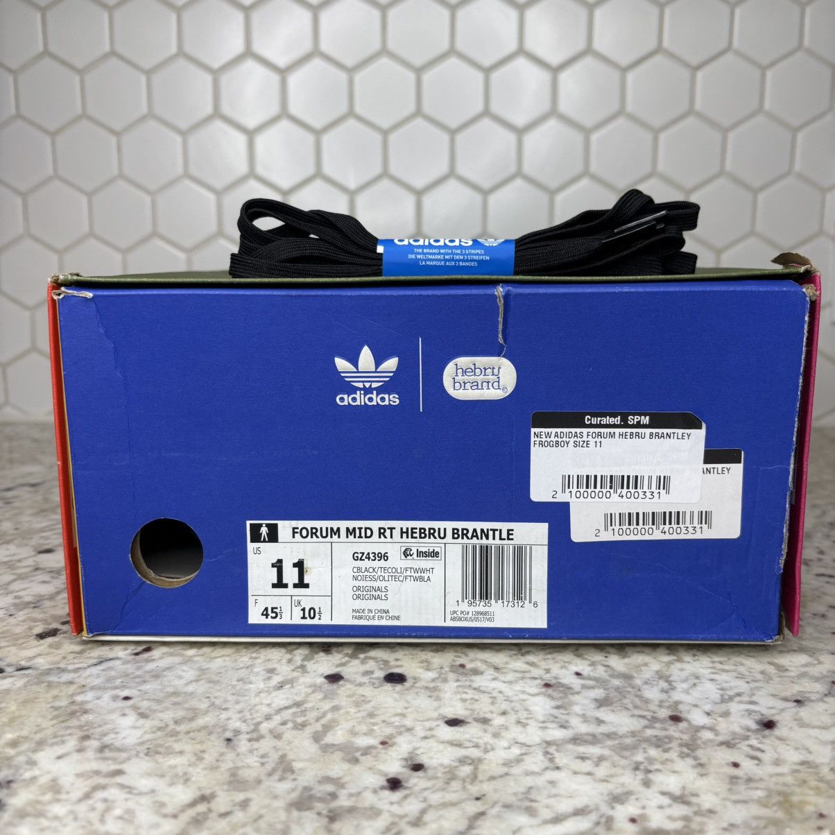 Adidas × Hebru Brantley Size 11-adidas Forum Mid RTHebru Brantley Frogboy NEW Size US 11 / EU 44 - 12 Thumbnail