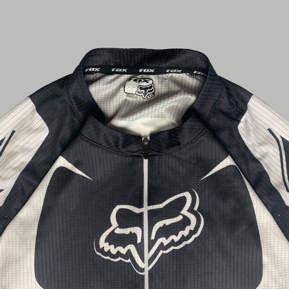 Fox Racing Crazy Rare Y2K Fox Racing Motocross Zip Jersey Tee Size US XXL / EU 58 / 5 - 2 Thumbnail