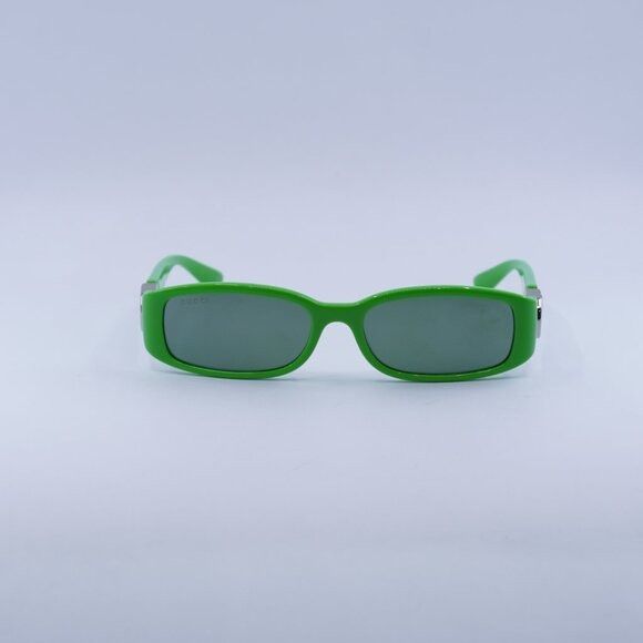 Gucci 🕶️ New Gucci GG1661S 005 Green Sunglasses Size ONE SIZE - 4 Thumbnail