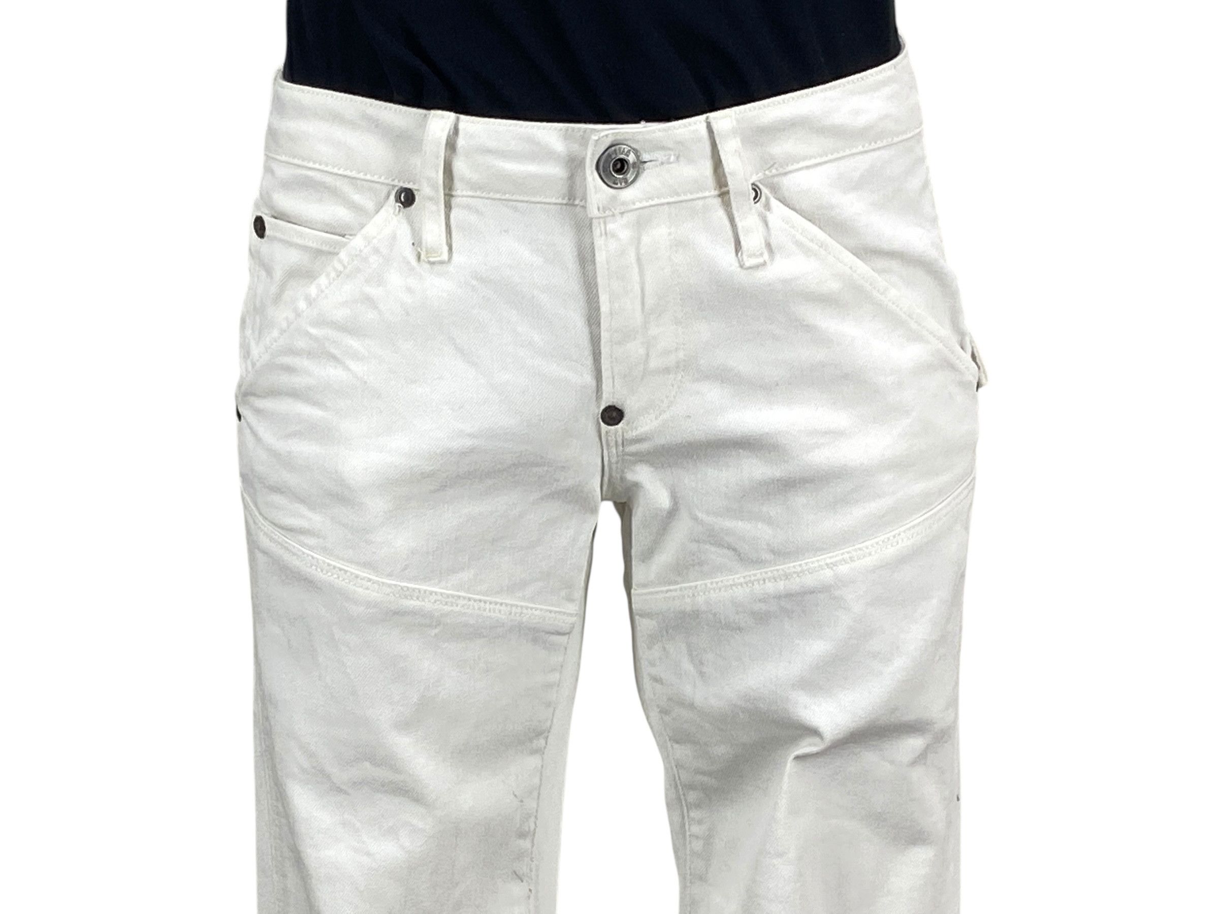 Other GStar Jeans Double Knee Distressed Jeans Pants Size 24" / US 00 / IT 34 - 3 Thumbnail