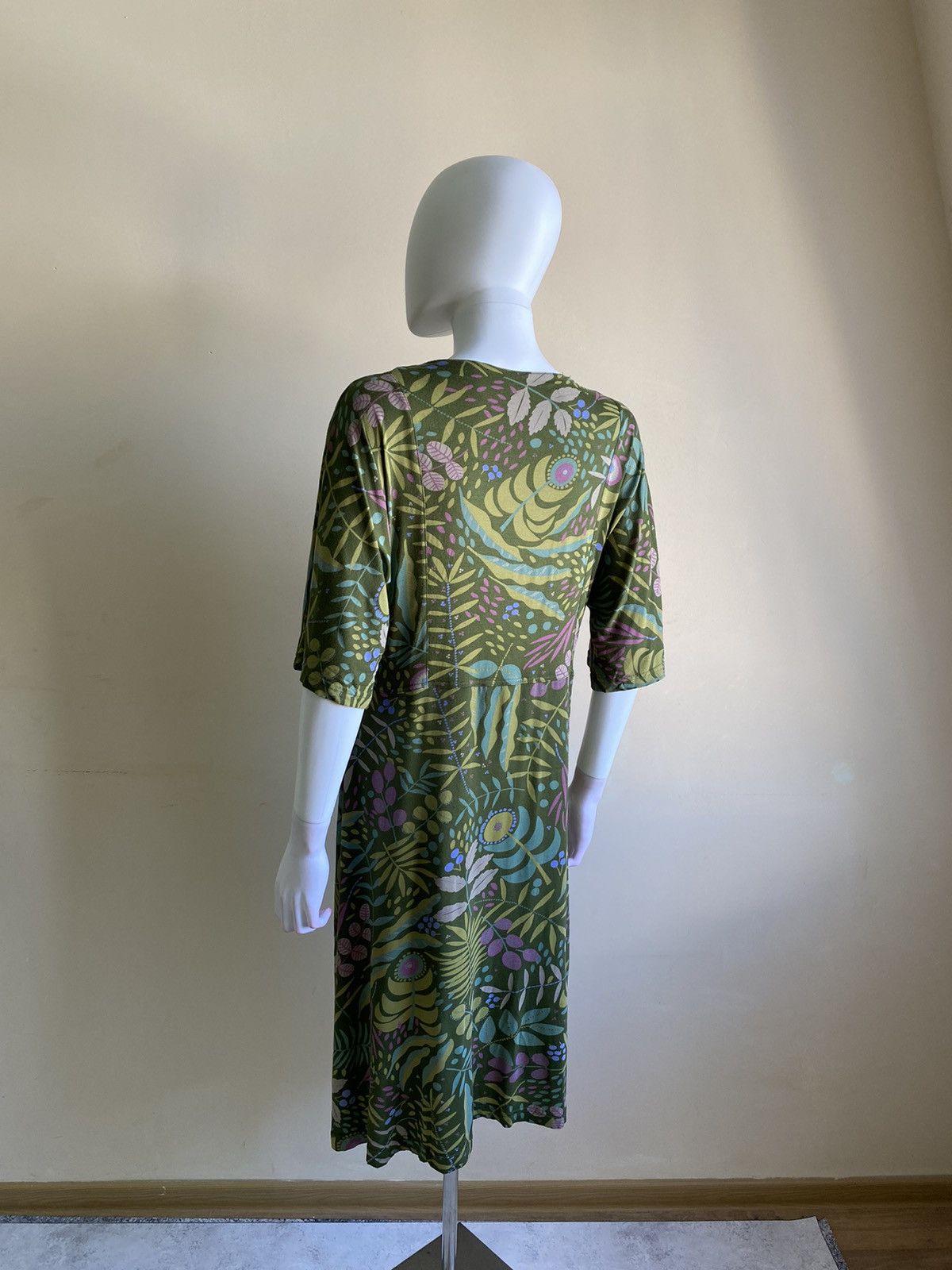 Gudrun Sjoden Gudrun Sjoden Womens Multicolor Floral Midi Dress Size L Size L / US 10 / IT 46 - 7 Thumbnail