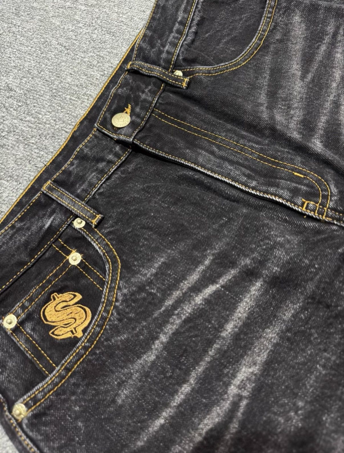 Billionaire Boys Club Embroidered Jeans Black Billionaire Boys Club Size US 30 / EU 46 - 6 Thumbnail