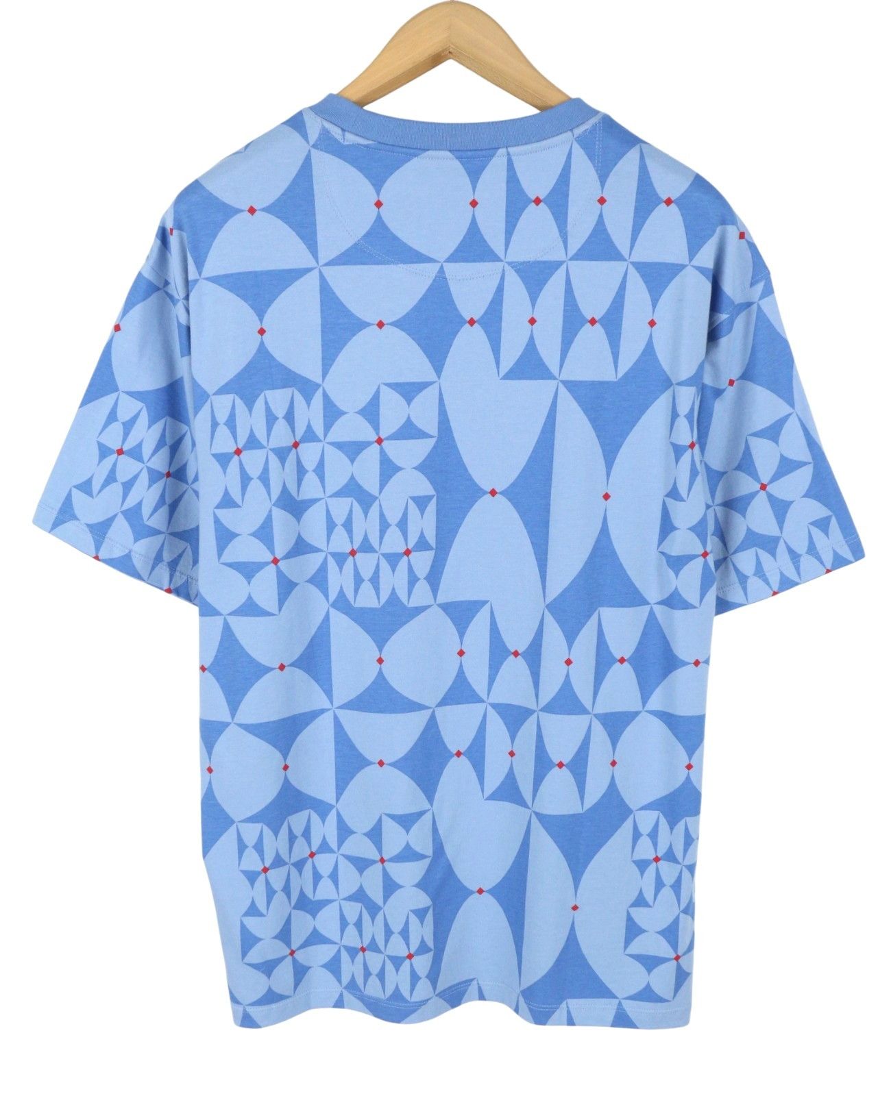 Scotch & Soda M Diamond Blue Aop Tricot Crew Neck Short Sleeve 91041 Size US M / EU 48-50 / 2 - 4 Thumbnail