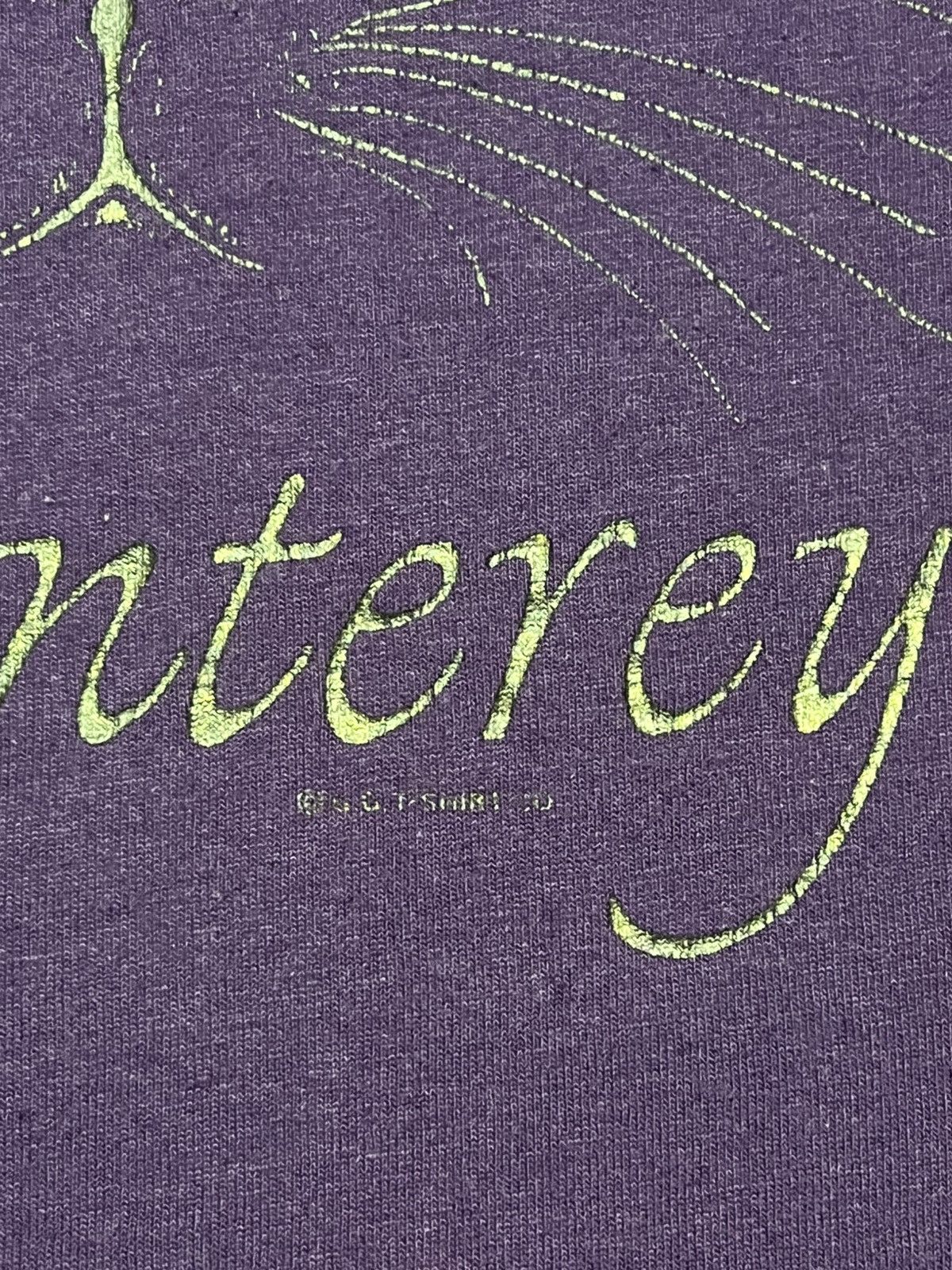 Other Vintage 1990 Monterey Cat Eyes Screen Stars USA Tee Size US L / EU 52-54 / 3 - 5 Thumbnail