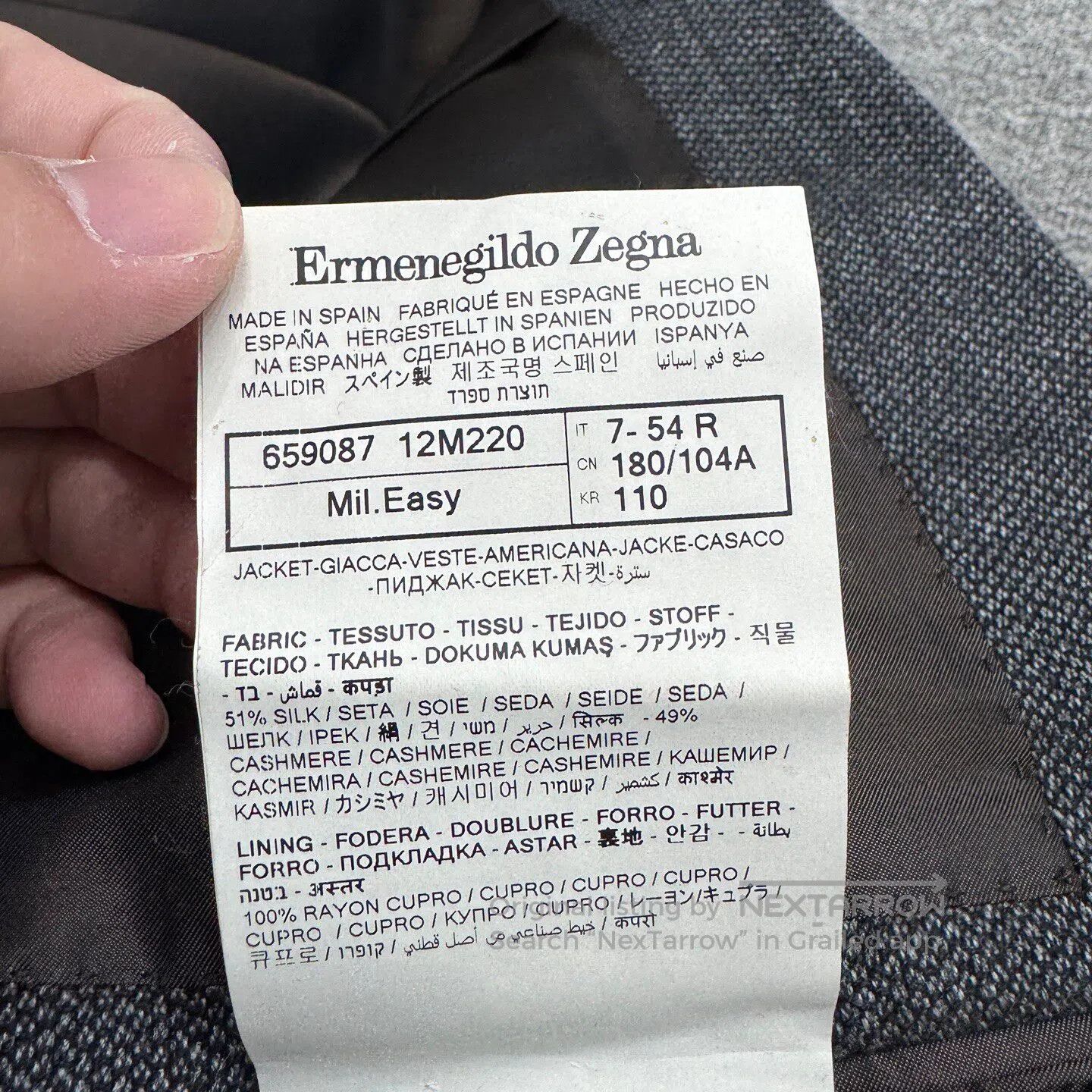 Ermenegildo Zegna Ermenegildo Zegna Goat hair suit jacket| Size 54R - 5 Thumbnail