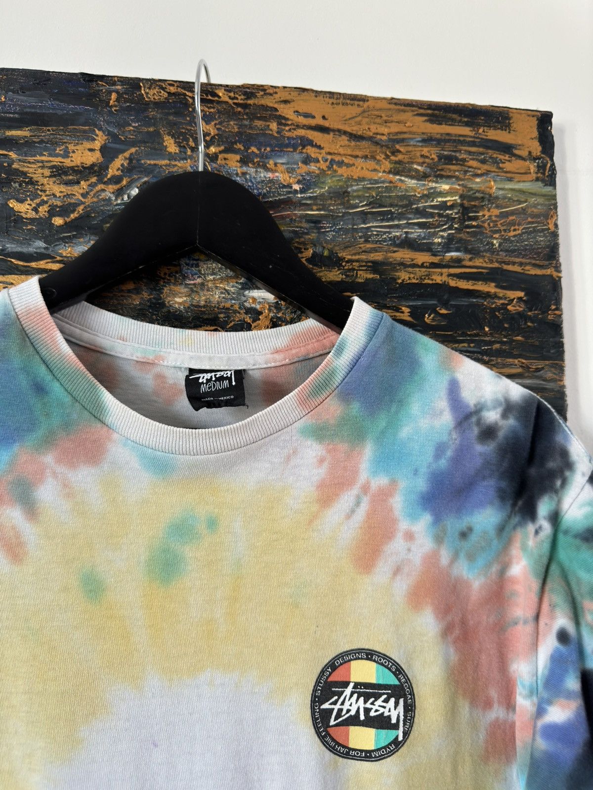 Stussy × Vintage Vintage Stussy Tie Dye Graphic T Shirt Tee Size US M / EU 48-50 / 2 - 4 Thumbnail