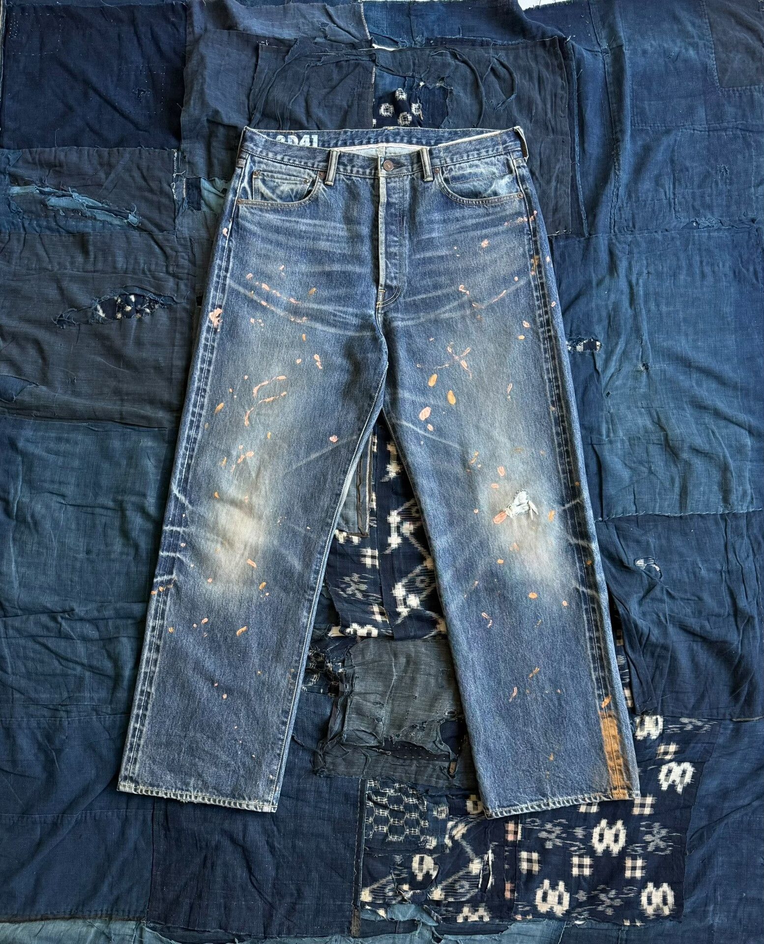 Visvim VISVIM 24aw SOCIAL SCULPTURE 01 WIDE DAMAGED-41 D41 | Grailed