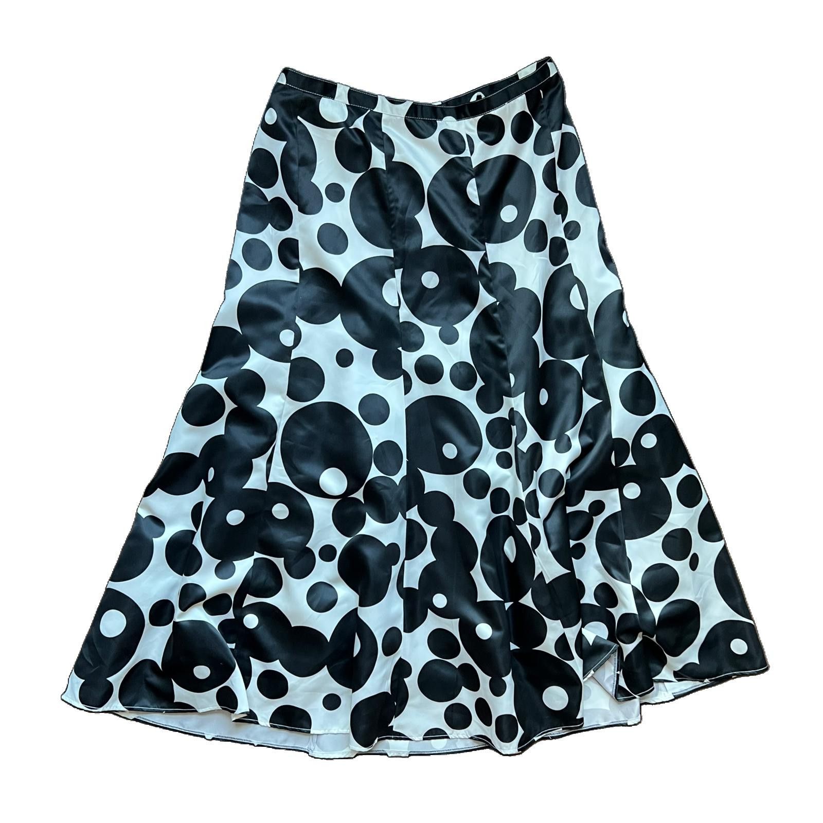 Venus Venus Y2K B&W Mod Dot Skirt Size 36" / US 14 / IT 50 - 1 Thumbnail