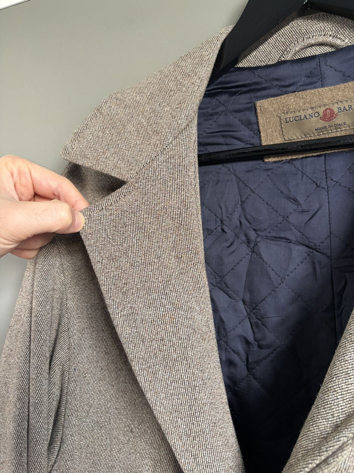 Luciano Barbera Luciano Barbera Luxury Wool Beige Coat Size US M / EU 48-50 / 2 - 5 Thumbnail
