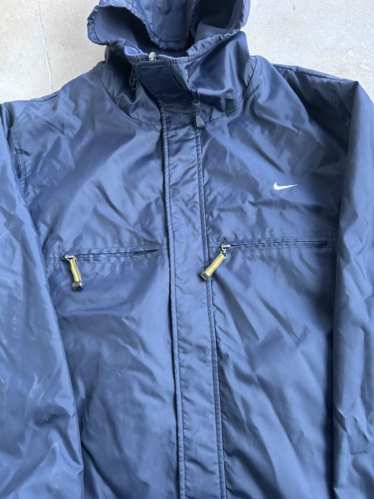 Nike Vintage Nike Full Zip Up Reversible Jacket Size XL Navy Blue Size US XL / EU 56 / 4 - 3 Thumbnail