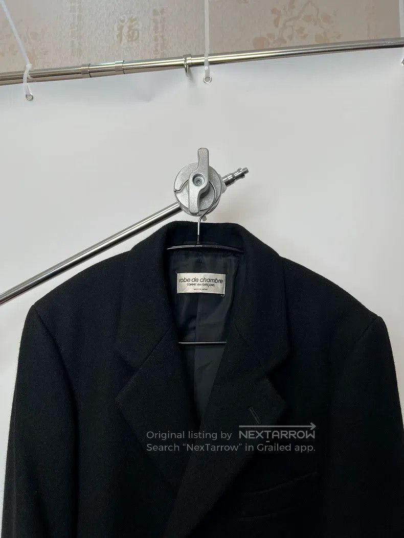 Comme des Garcons Comme Des Garcons Wool shoulder-padded blend overcoat Size L / US 10 / IT 46 - 4 Thumbnail
