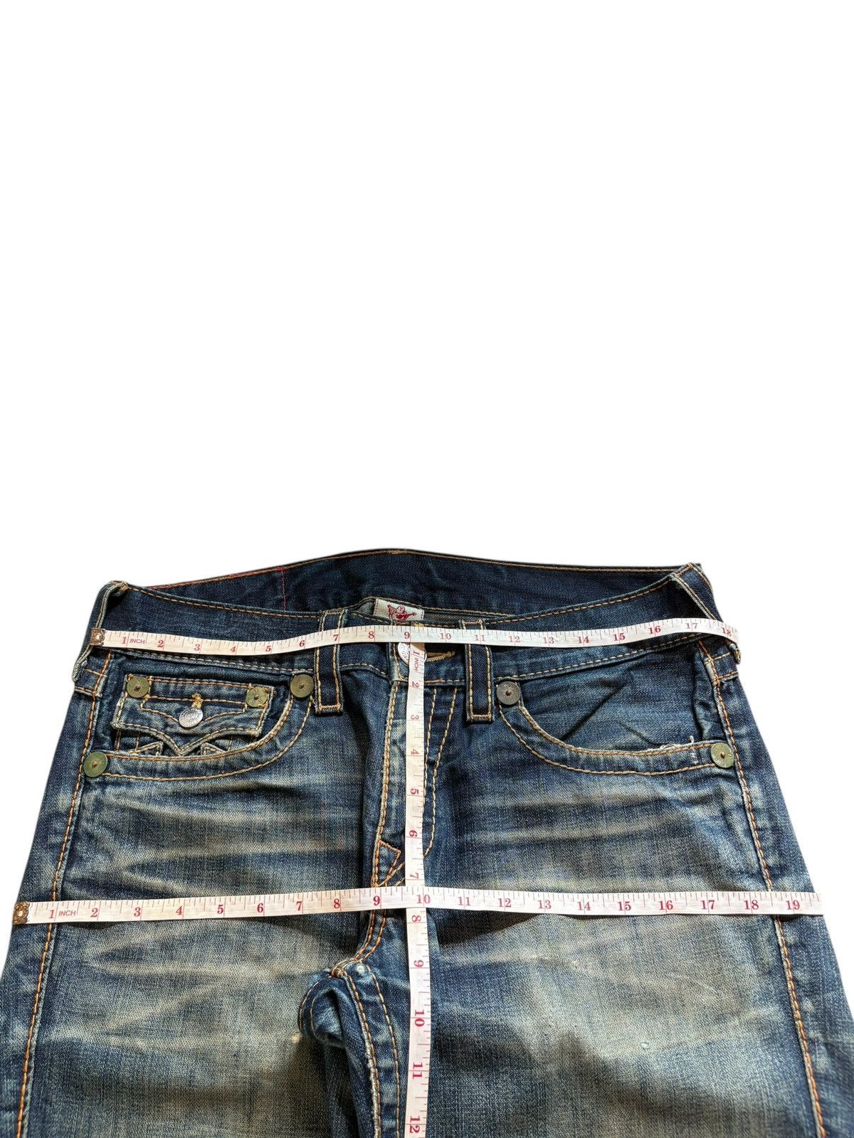True Religion Vintage True Religion Ricky Big T Mud Wash Baggy Jeans Size US 34 / EU 50 - 13 Thumbnail