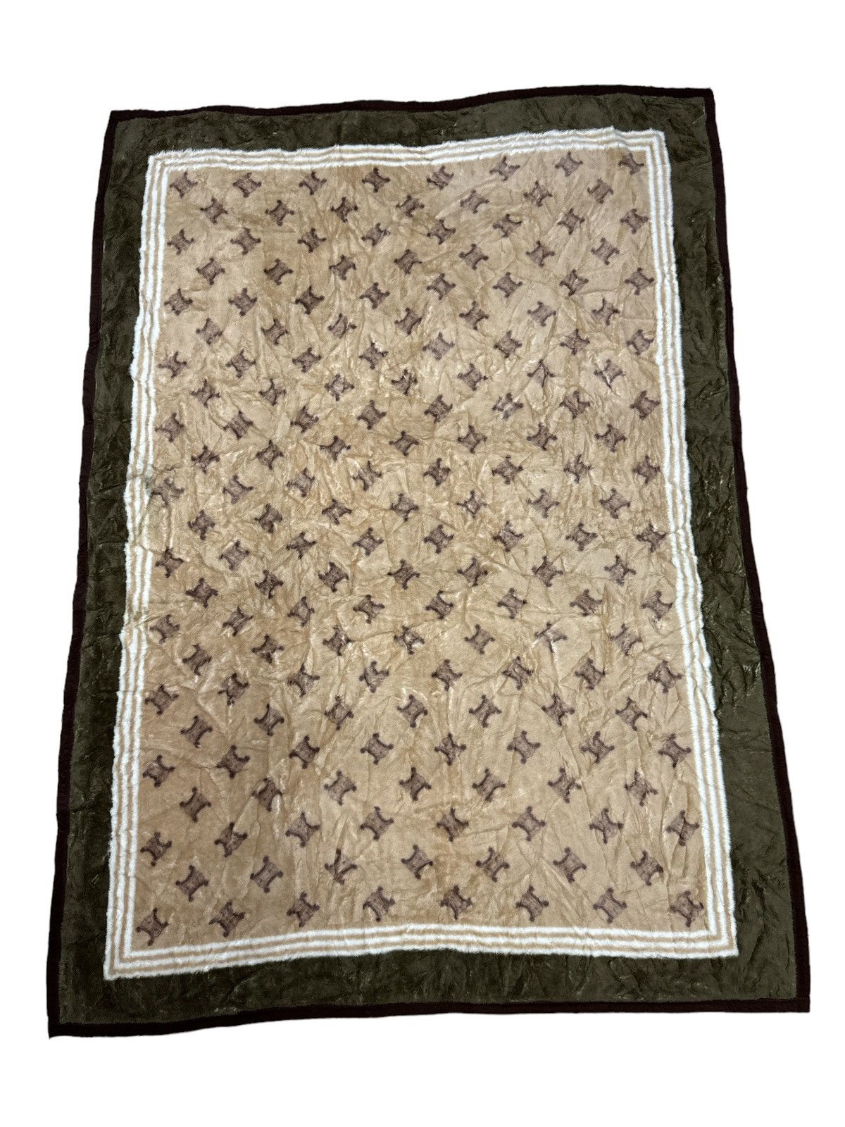 Celine CELINE BIG MONOGRAM FLUFFY BLANKET MAT Size ONE SIZE - 2 Thumbnail