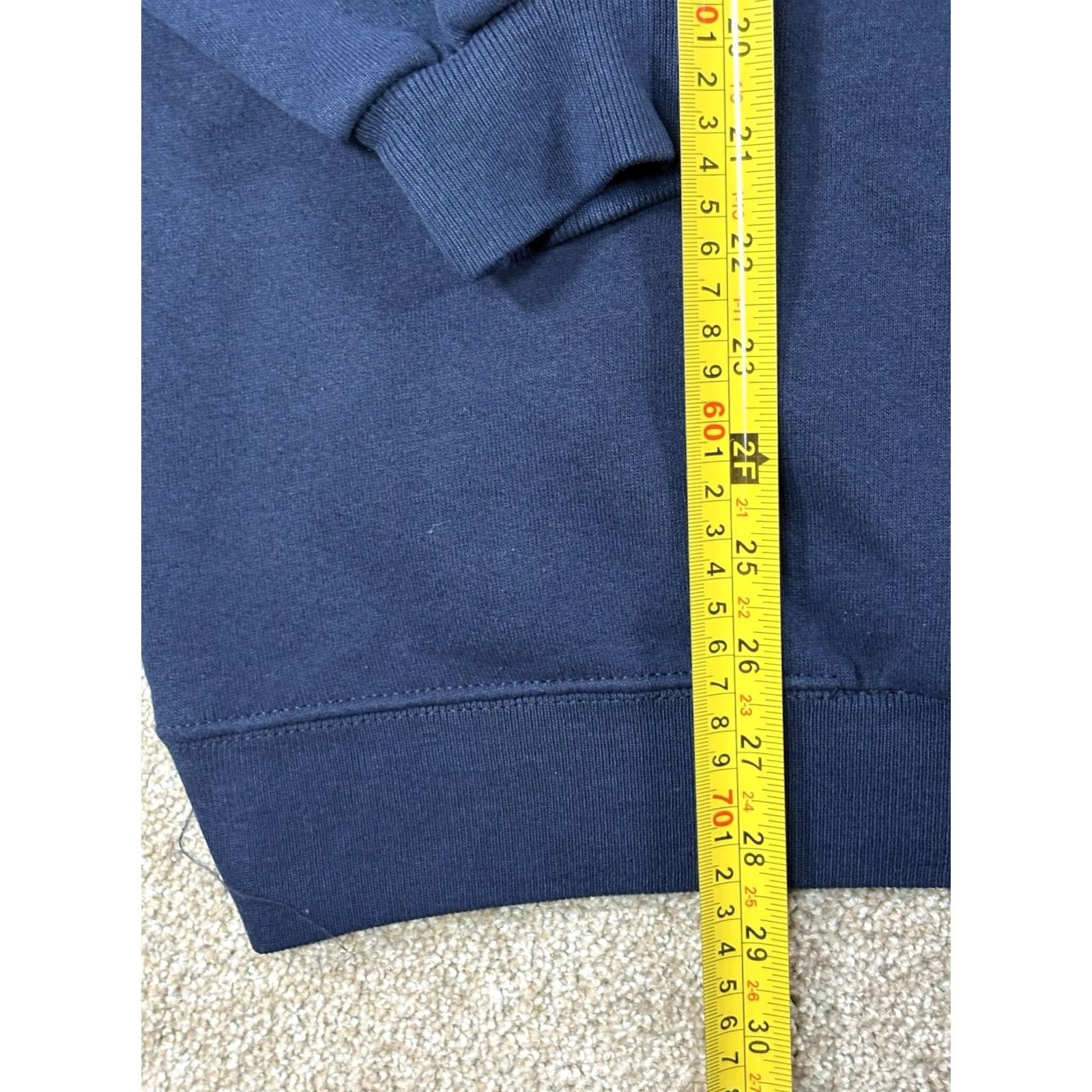 Wilson VINTAGE Wilson Staff Men's Navy Blue Crewneck Pullover Sweatshirt M Blue Logo 90s USA Mens Size US M / EU 48-50 / 2 - 7 Thumbnail