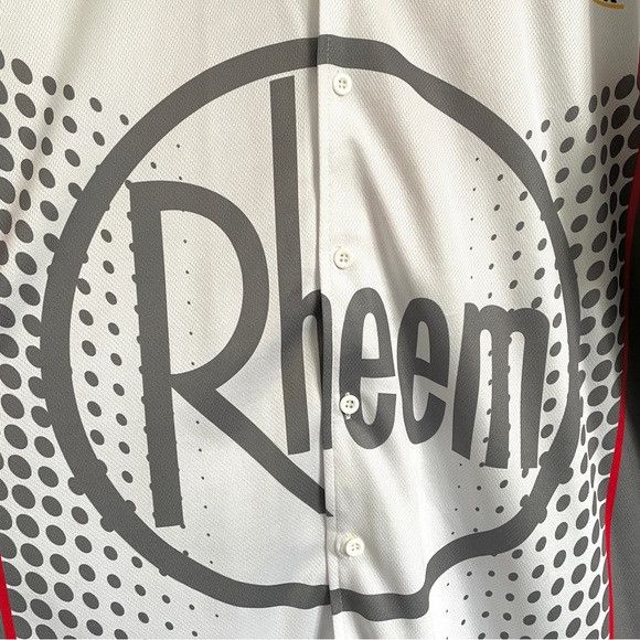 Vintage Vintage NASCAR Rheem Pit Crew Short Sleeve Shirt - XL 🇨🇦 Size US XL / EU 56 / 4 - 4 Thumbnail